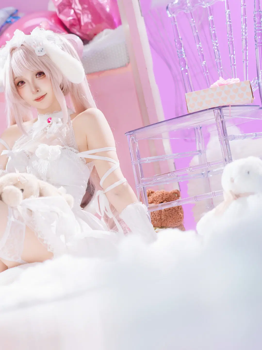 [Alice Cosplay] The Dreamlike Claw Machine Tea Party in Goddess of Victory by 植物菌 - Image 3