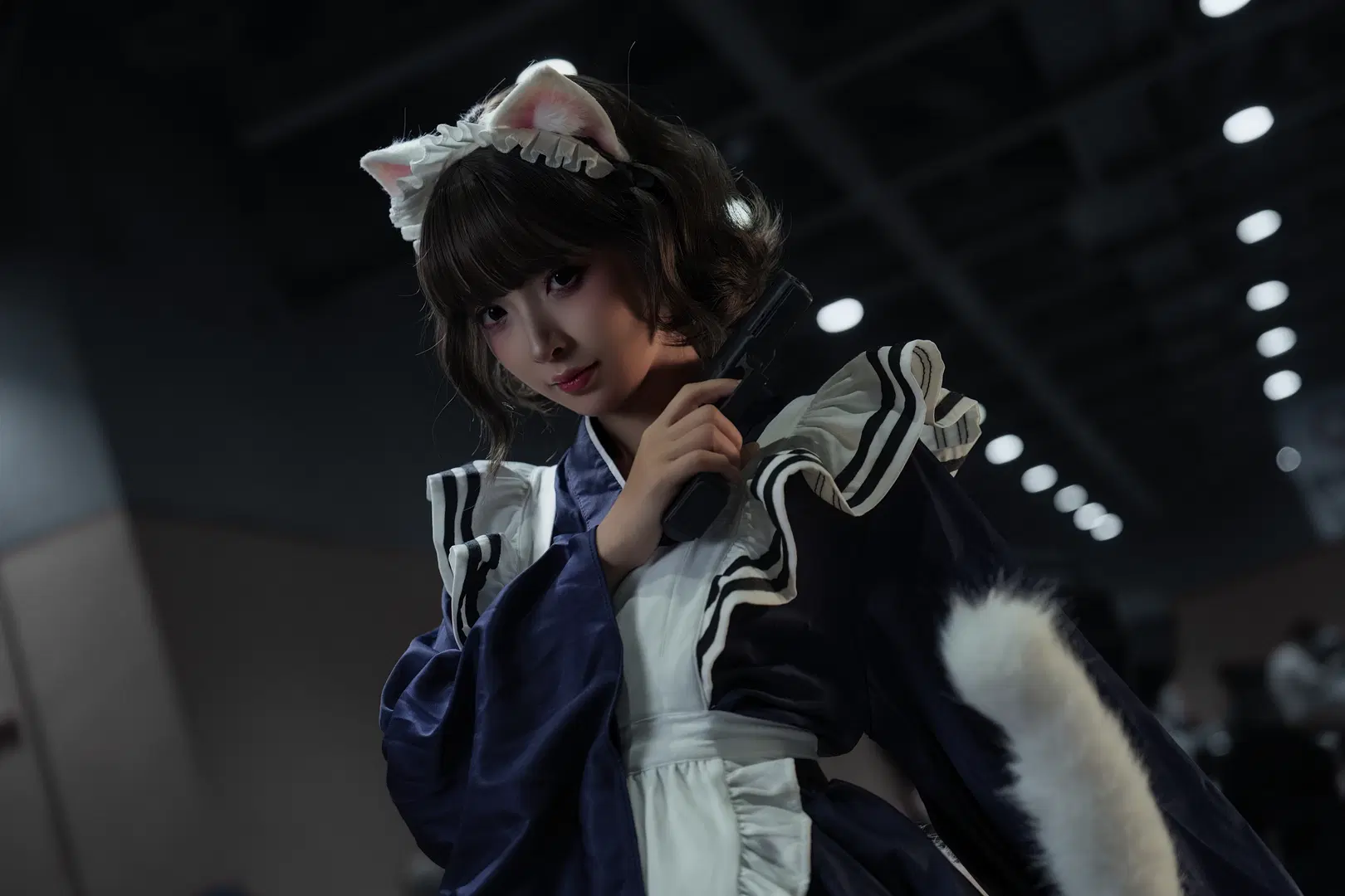Muted Moody Cat-Ear Combat Maid: Maximizing Tension in Convention Photos by 植物菌 - Image 6