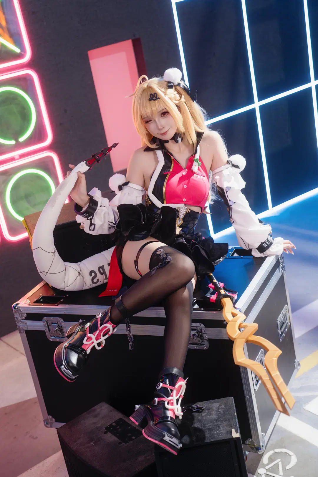 绝区零, 希希芙cos, 赛博朋克, 二次元cos, 丝袜