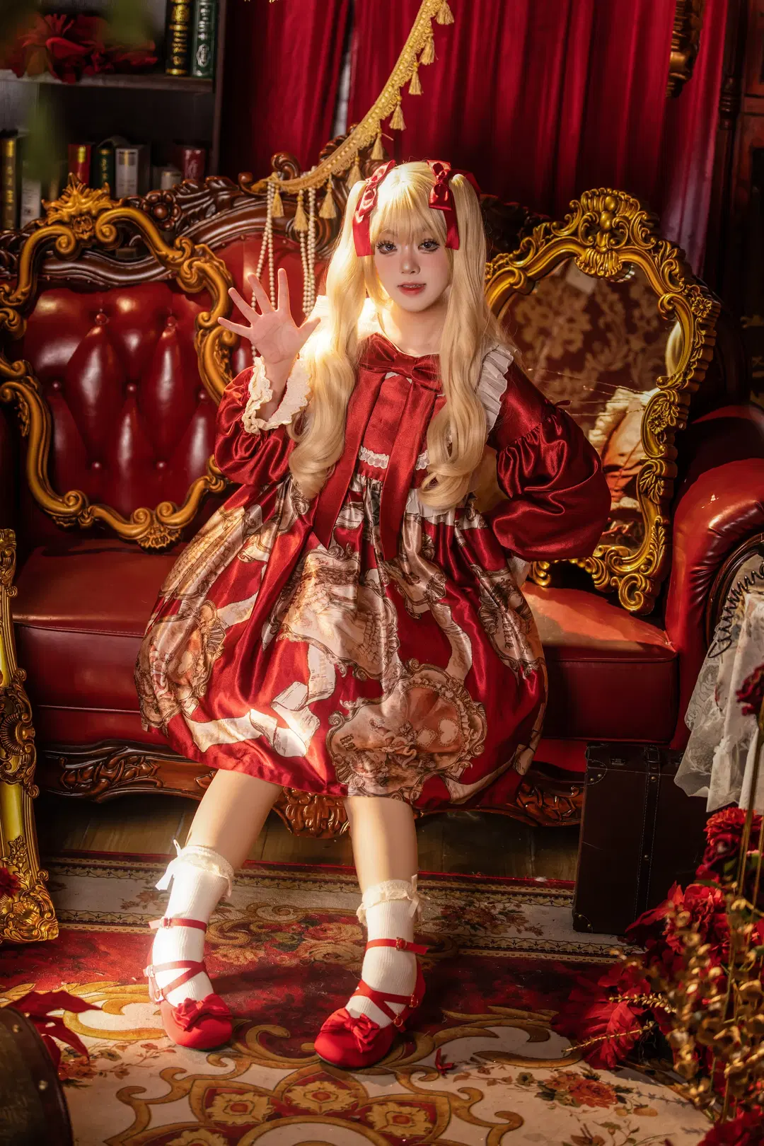 【古董人偶风Lolita】在复古大厅里做一场人偶梦 - 拾月影棚 - 第6张
