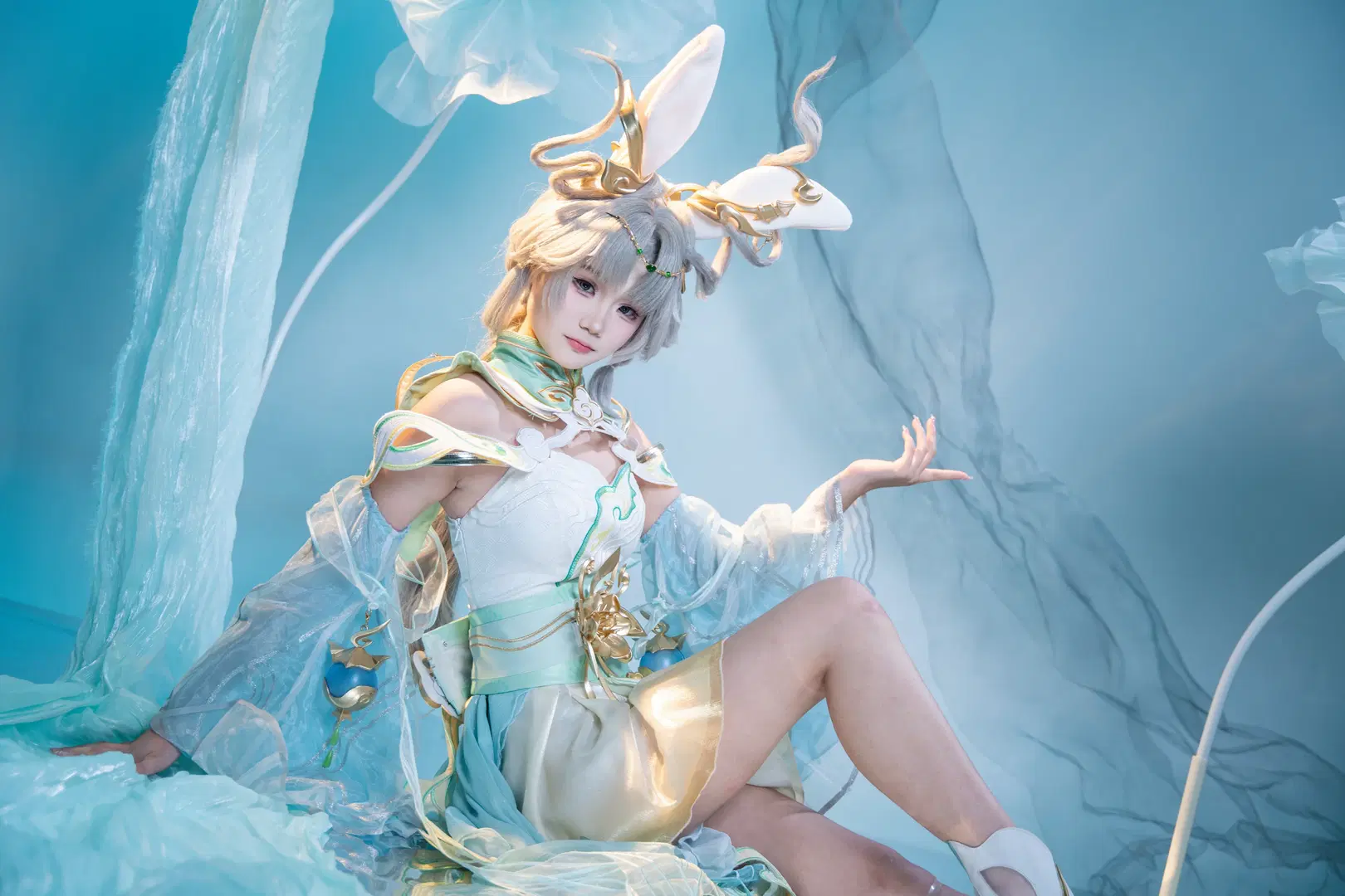 Gongsun Li Cosplay, Clouds Vow to a Thousand Mountains, Die Yu, October, Zhengzhou Shiyue Cosplay Experience Store
