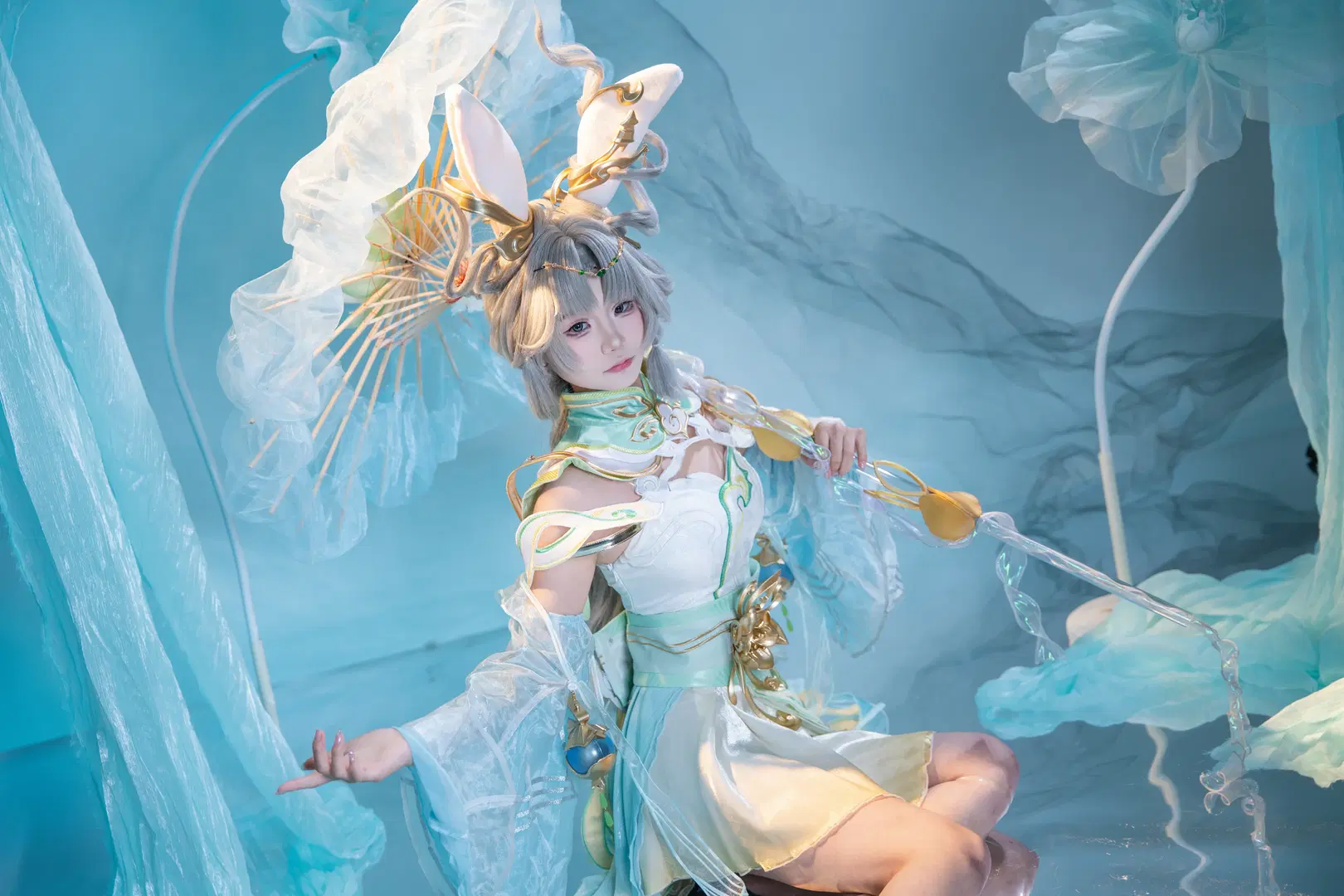 【Gongsun Li Cosplay】The Exquisite Detail and Texture of Clouds Vow to a Thousand Mountains (Die Yu & Zhengzhou Shiyue Cosplay Experience Store) by 拾月影棚 - Image 5