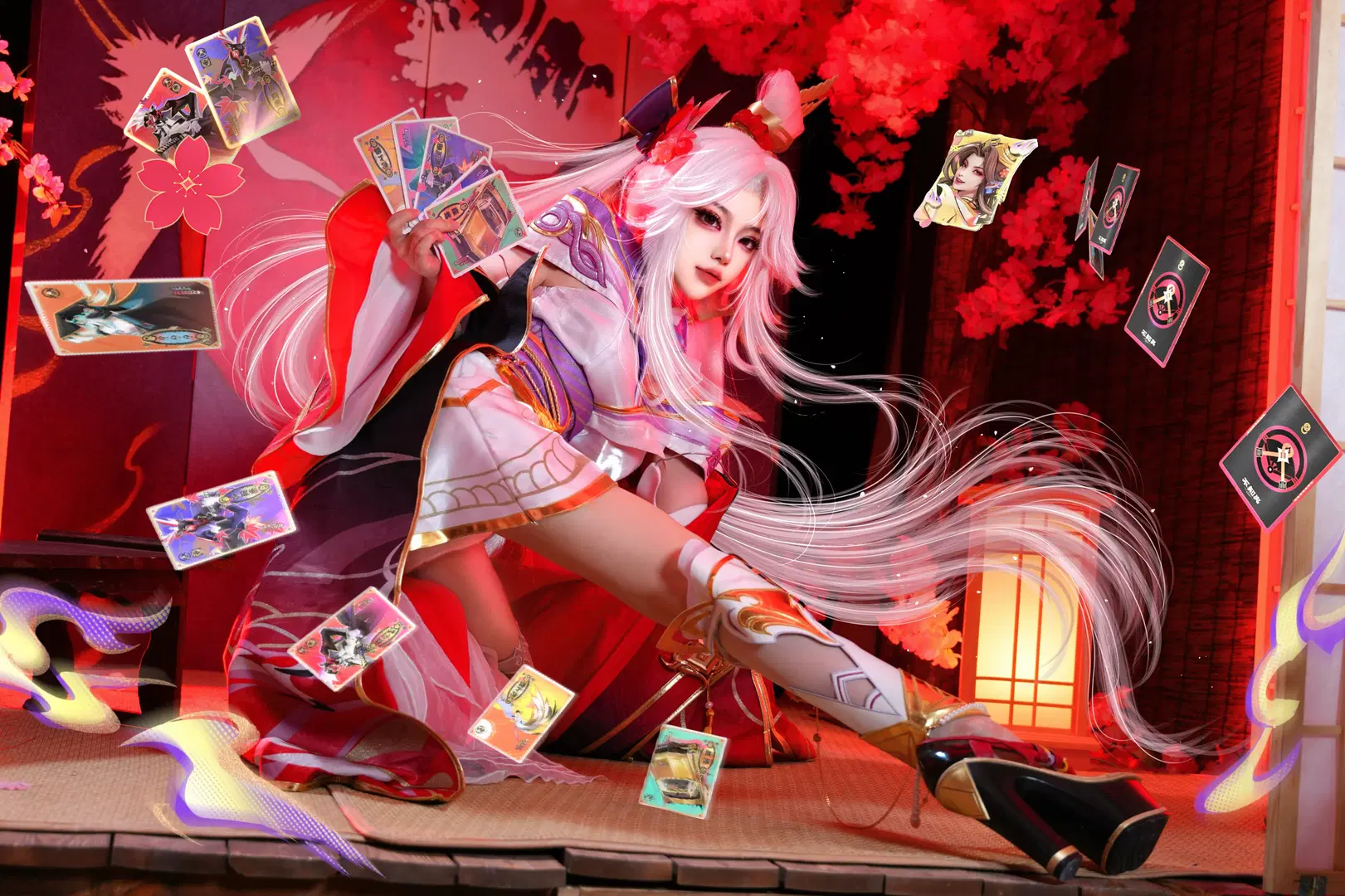 不知火舞cos, 和风写真, 花合斗, 丝袜, 郑州cosplay