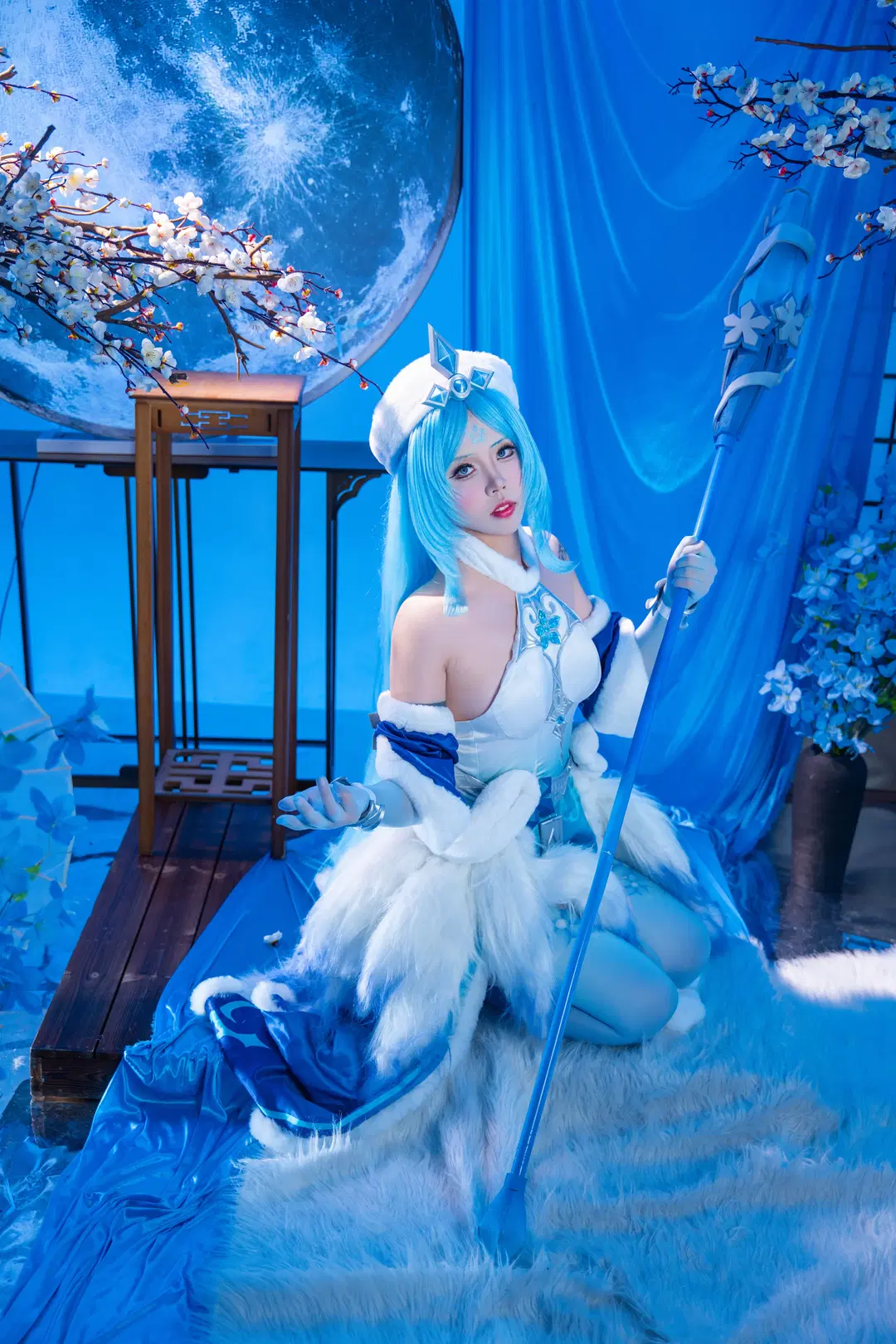 王昭君原皮cos 冰雪之下的清冷感拿捏了 - 拾月影棚 - 第3张