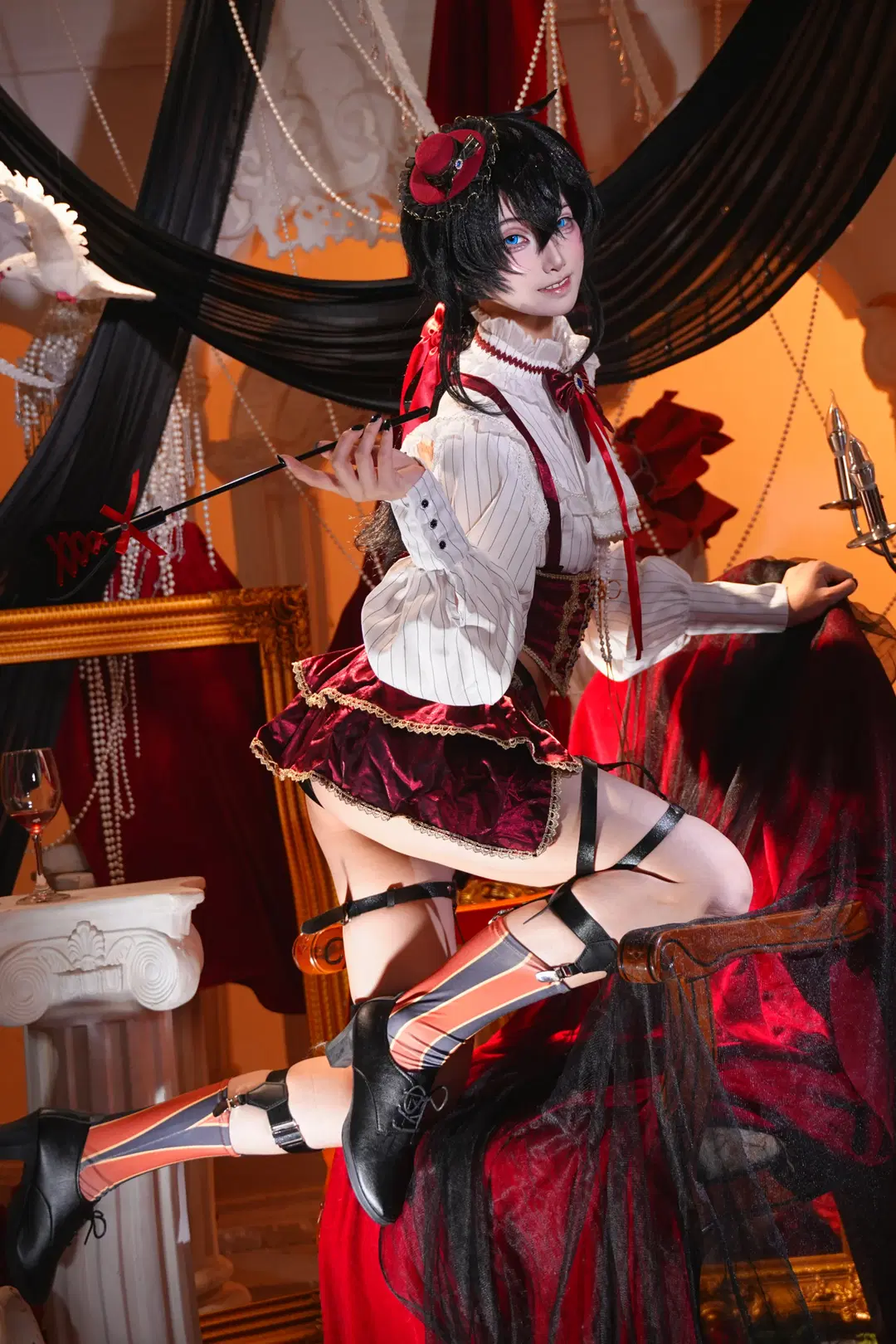 [Gothic vintage style] Dark Court Studio Photoshoot Client Return: Dark style photography by 拾月影棚 - Image 3