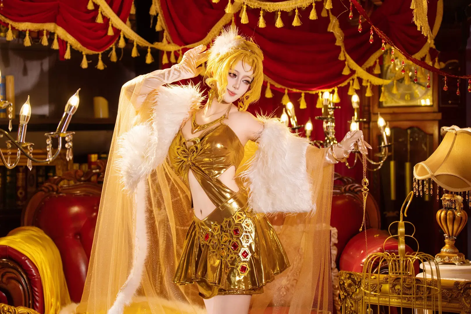 [Millie cosplay] Resplendent Retro Court-Style Photoshoot Record by 拾月影棚 - Image 3