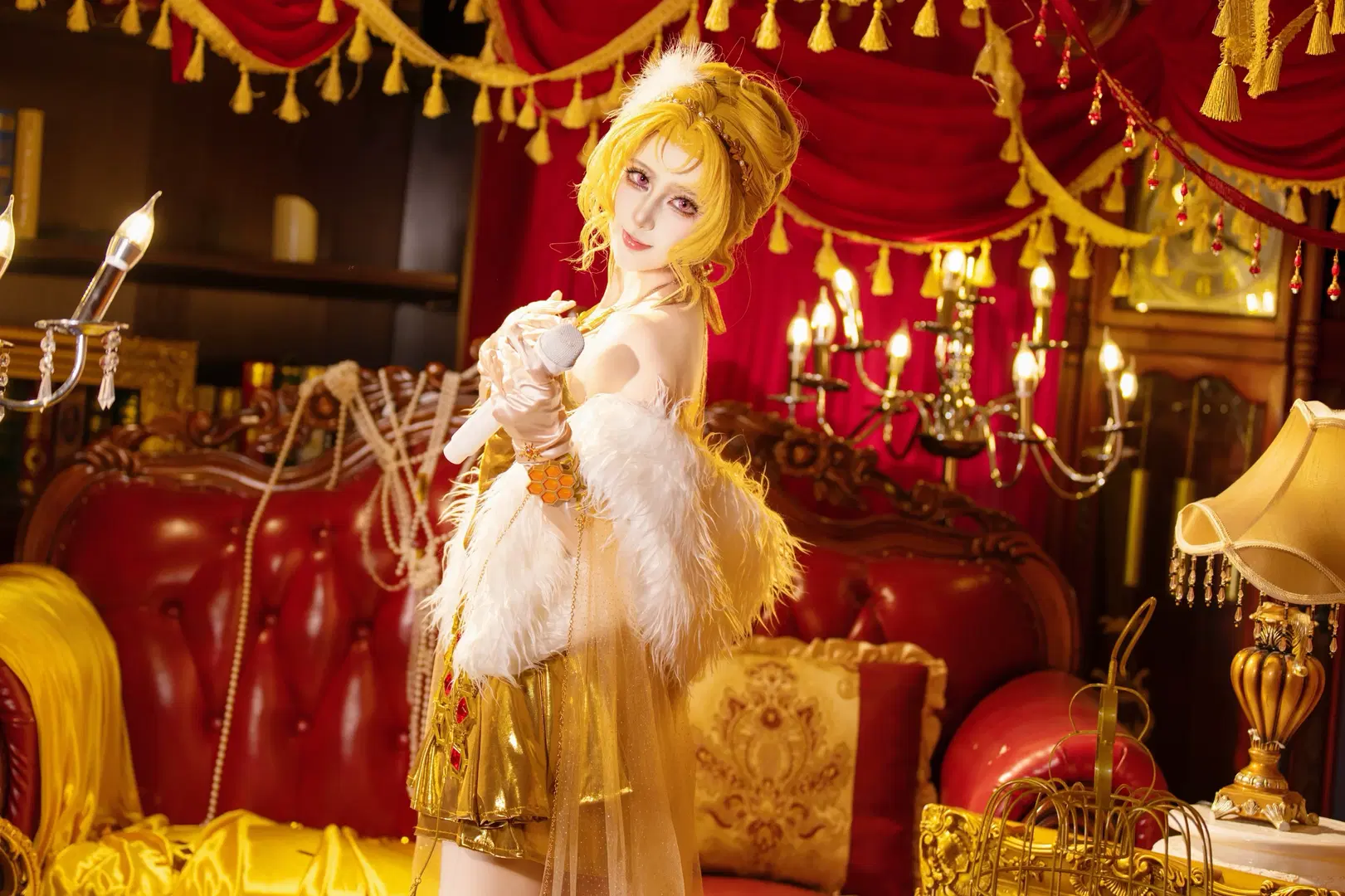 [Millie cosplay] Resplendent Retro Court-Style Photoshoot Record by 拾月影棚 - Image 5