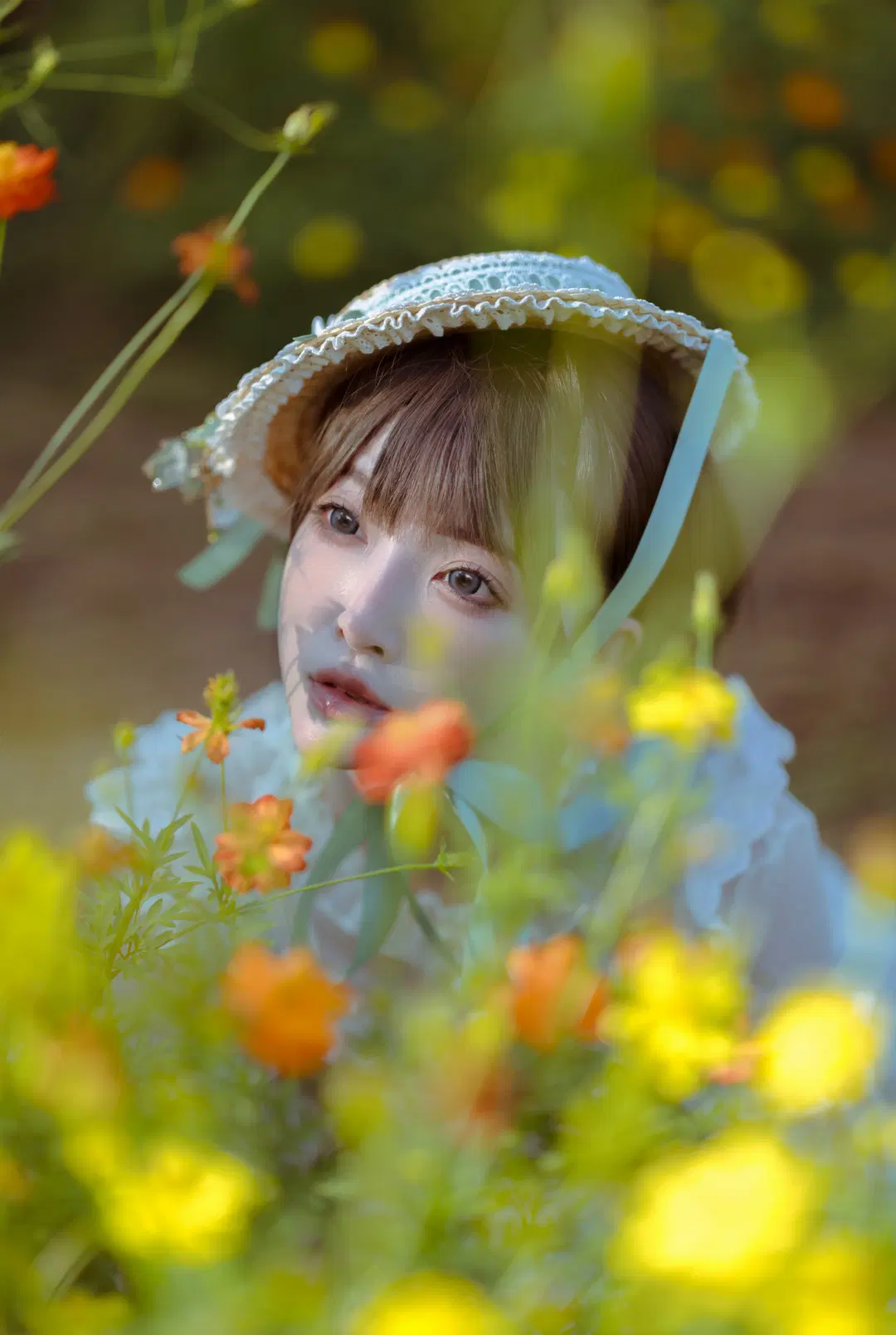 French oil painting girl Styling on a Summer Meadow: A French retro Lolita fashion Story by 薇璦熙_迪 - Image 13