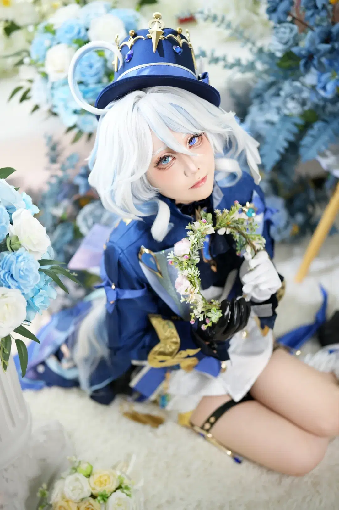 【芙宁娜cos】原神芙宁娜，花海与棋局间的华丽演绎 - 清濯睡不醒 - 第2张