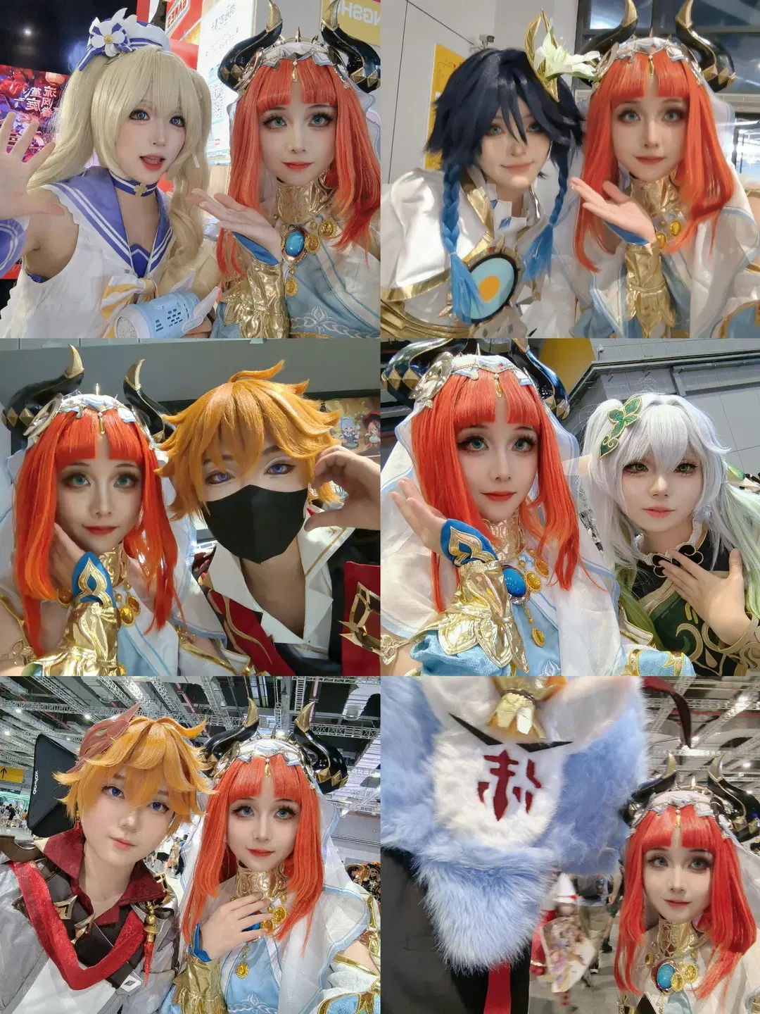 原神, 妮露cos, cosplay返图, 漫展集邮, 原神fes