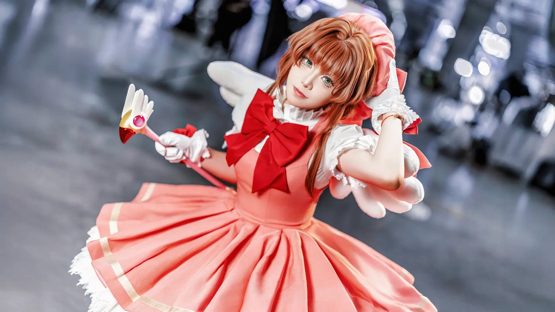 【木之本桜 コスプレ】『カードキャプターさくら』バトルコスチューム（赤・白）のコスプレ会場写真共有 - 清濯睡不醒 - 8枚目