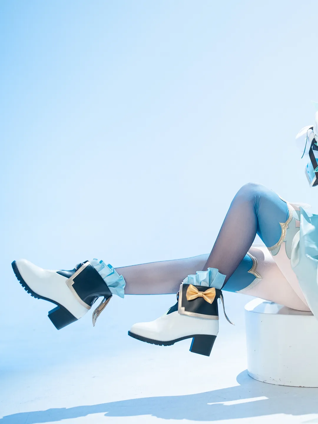 崩坏星穹铁道, 流萤cos, Cosplay摄影, 二次元正片, 渐变丝袜 - 第1张
