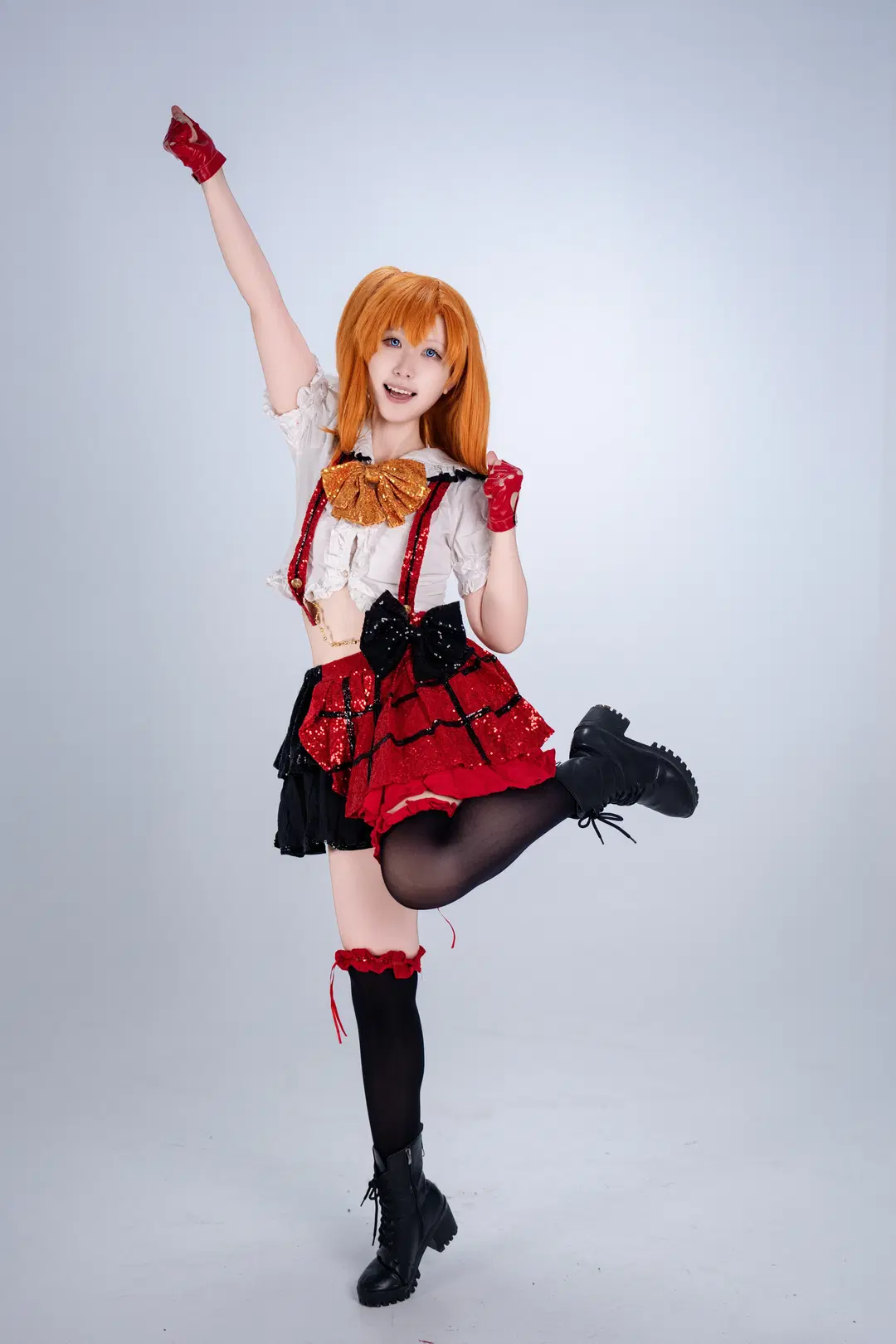 二次元cos, 舞台风cos, lovelive, 高坂穗乃果cos, 丝袜cos