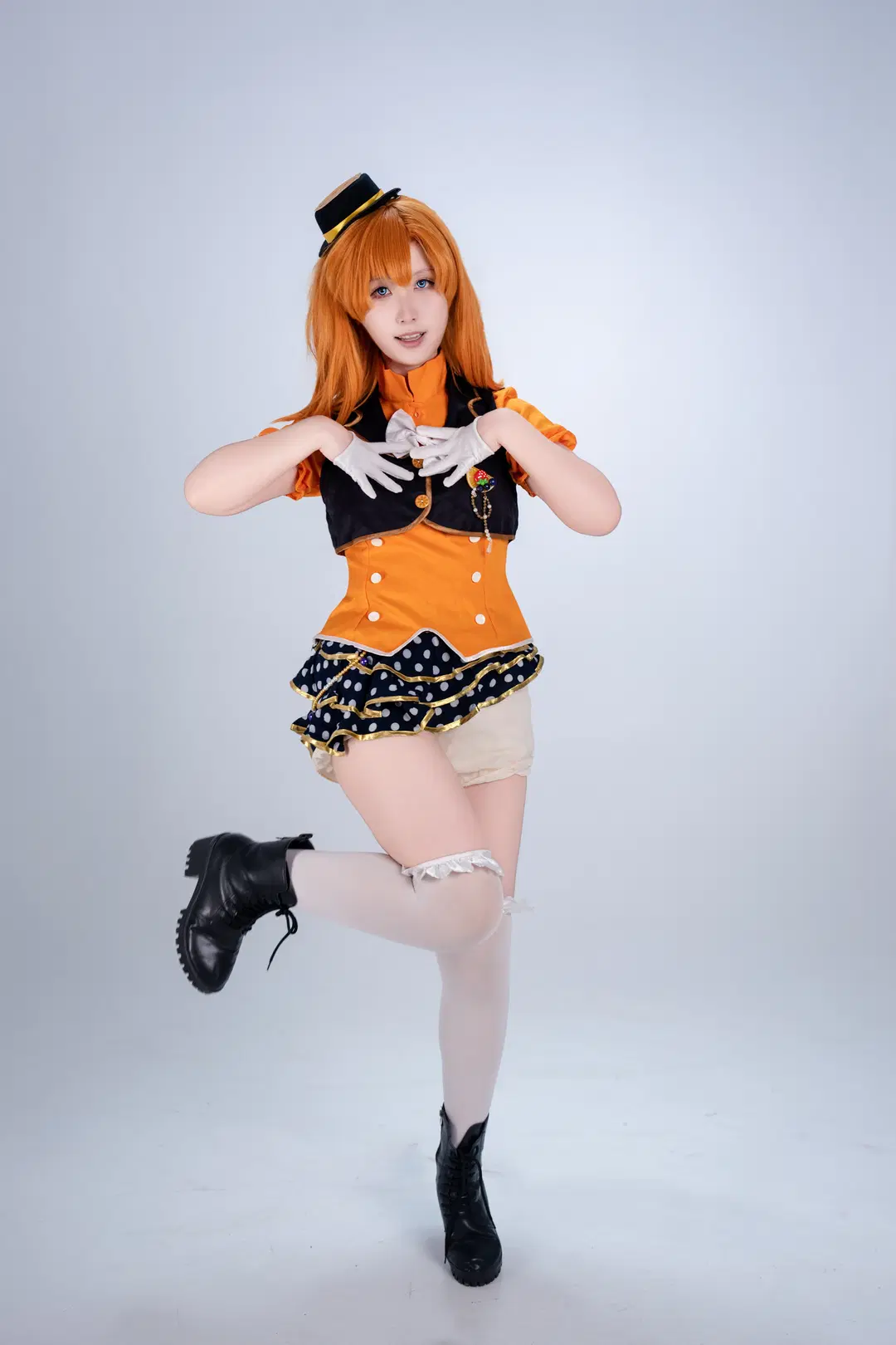 缪斯, lovelive, 高坂穗乃果cos, 丝袜, 水果觉醒