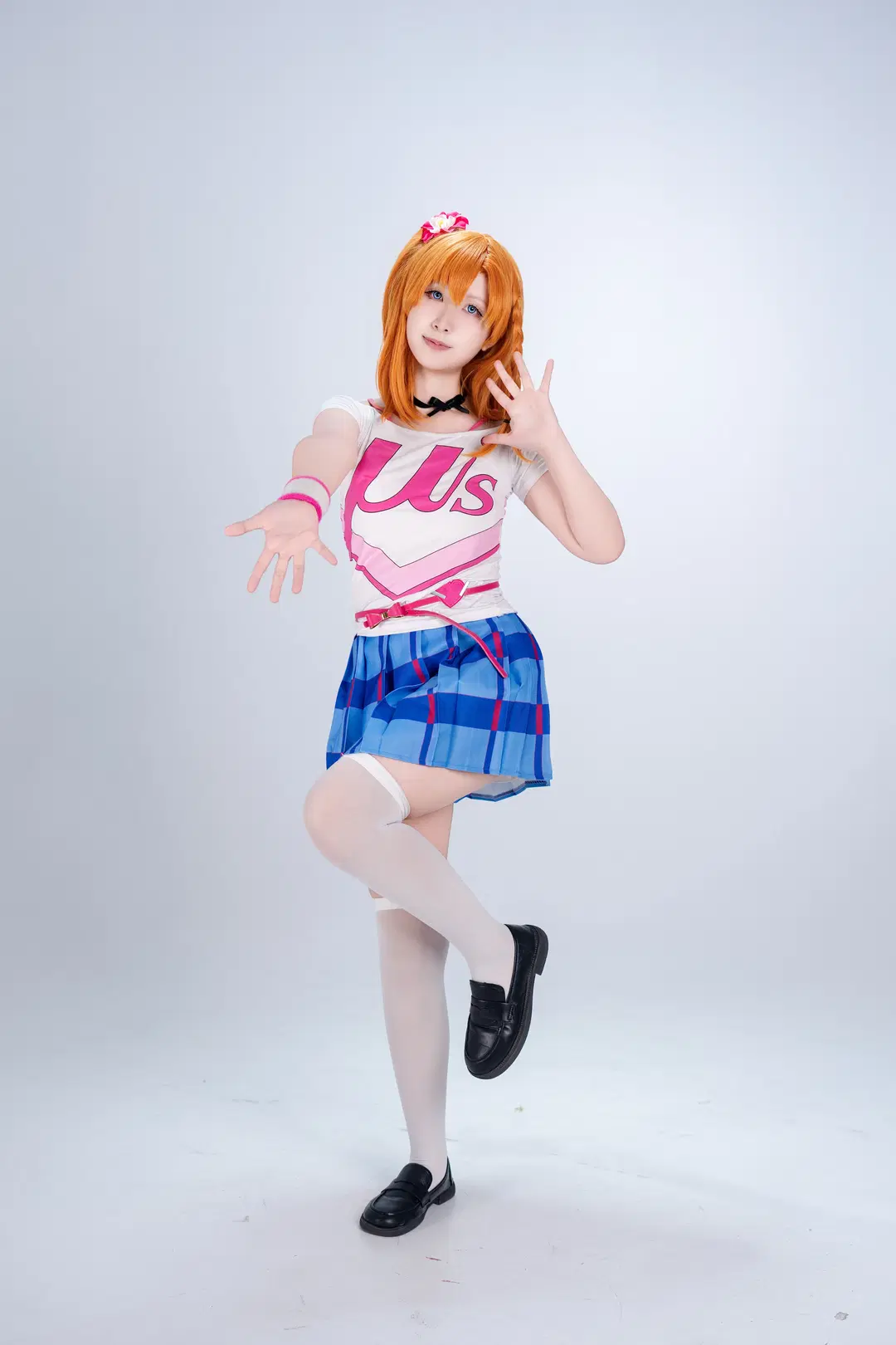 缪斯, 动漫cosplay, lovelive, 高坂穗乃果cos, 白丝袜