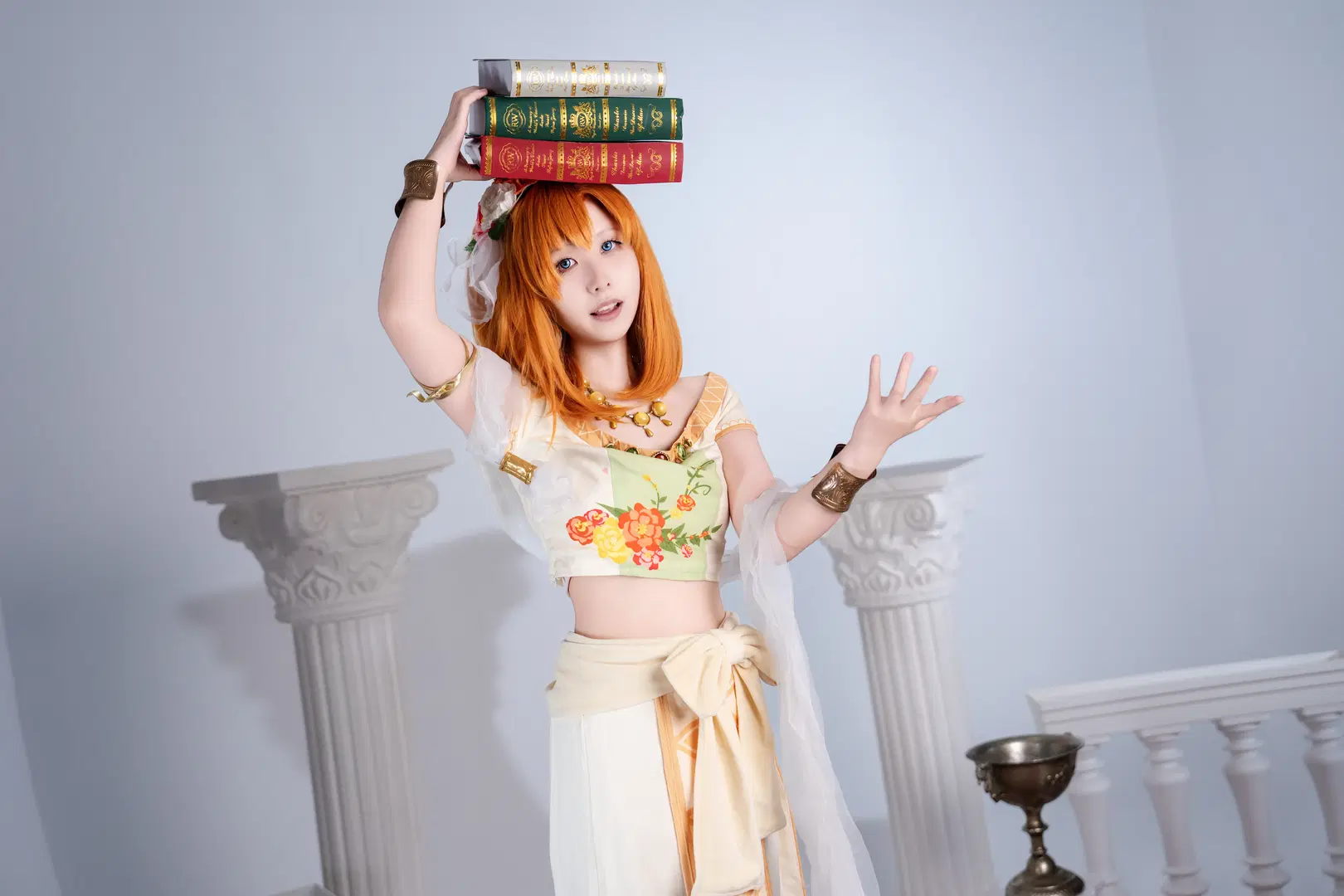 [Honoka Kosaka cosplay] dancer unawakened styling: Giving my all to both sunflowers and sunshine by 兮葬（备战版 - Image 2