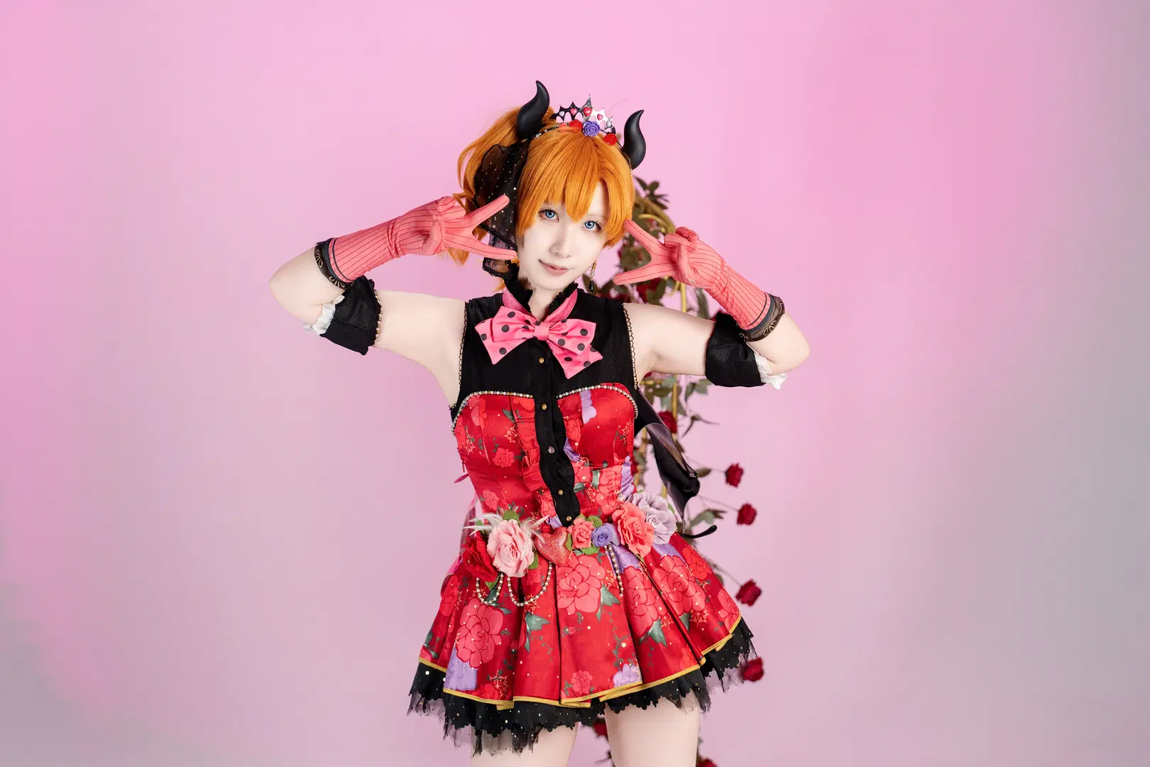 【高坂穂乃果 コスプレ】『ラブライブ!』小悪魔編覚醒：トリック・オア・トリート！（レッグリング） - 兮葬（备战版 - 2枚目