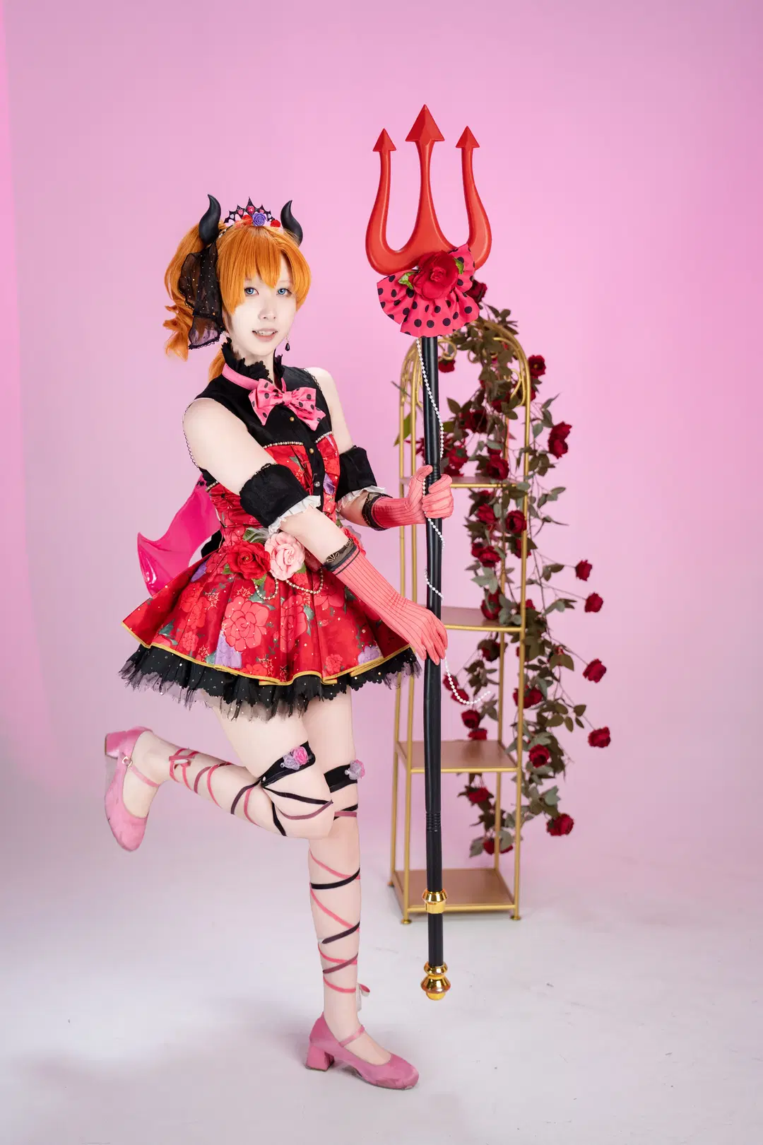 【高坂穂乃果 コスプレ】『ラブライブ!』小悪魔編覚醒：トリック・オア・トリート！（レッグリング） - 兮葬（备战版 - 3枚目