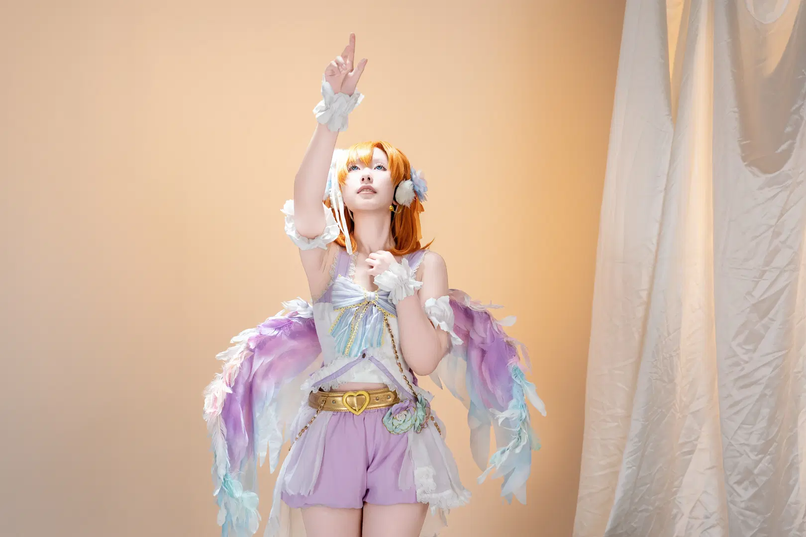 高坂穗乃果cos，lovelive白情覺醒舞臺服展示 - 兮葬（备战版 - 第2張