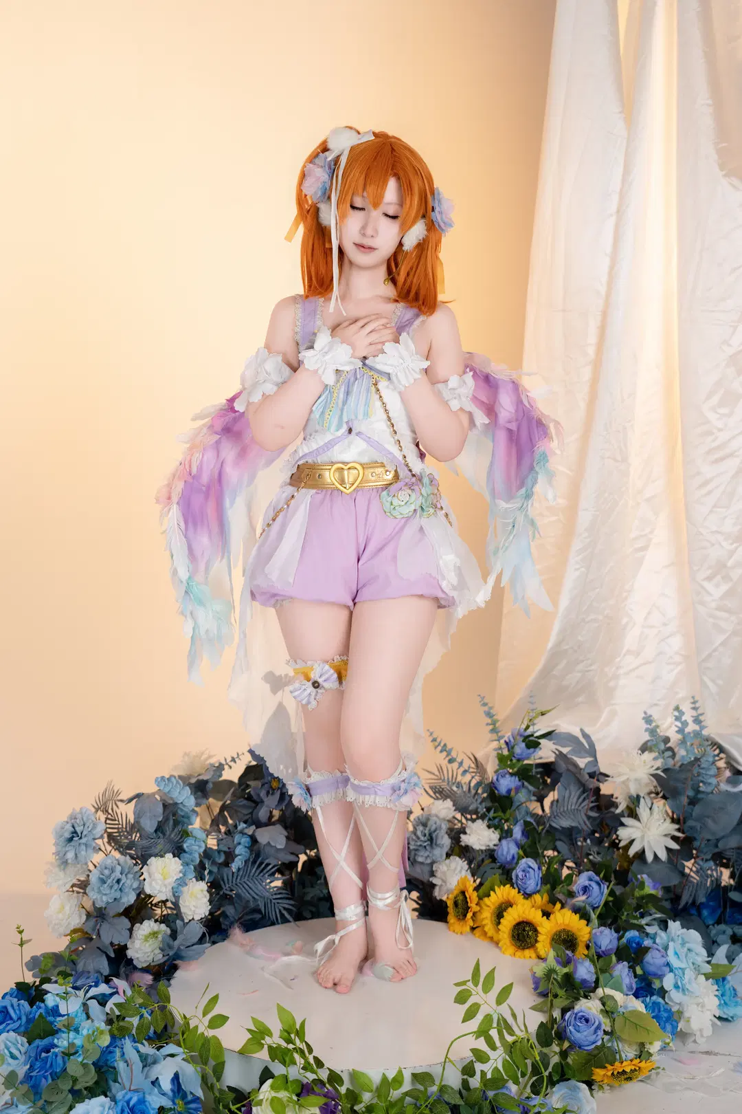 高坂穗乃果cos，lovelive白情覺醒舞臺服展示 - 兮葬（备战版 - 第3張