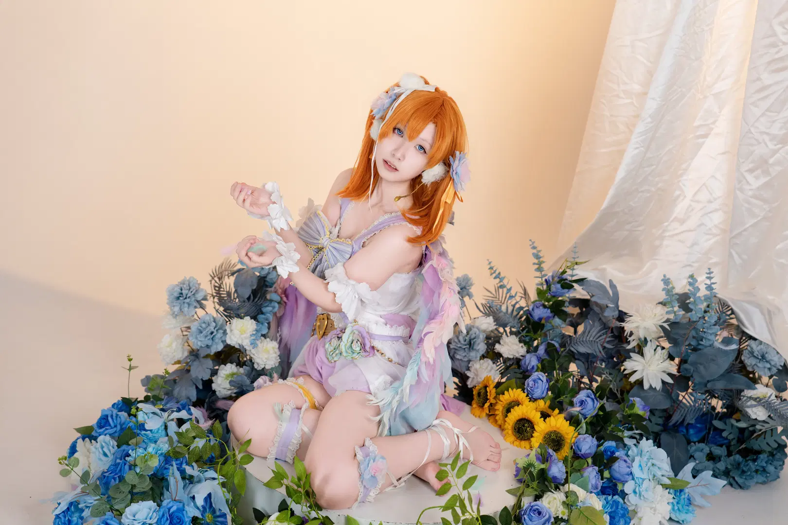 高坂穗乃果cos，lovelive白情覺醒舞臺服展示 - 兮葬（备战版 - 第4張