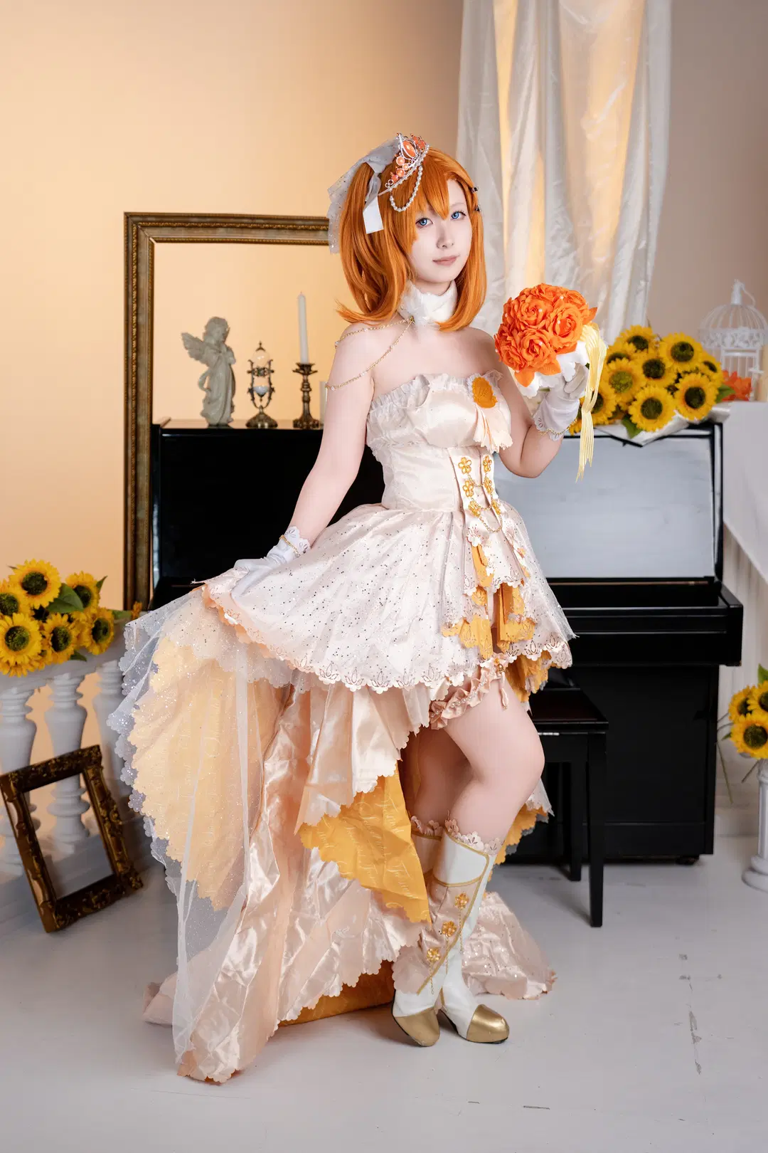 cosplay摄影, lovelive, 二次元婚纱, 高坂穗乃果cos, 婚纱觉醒