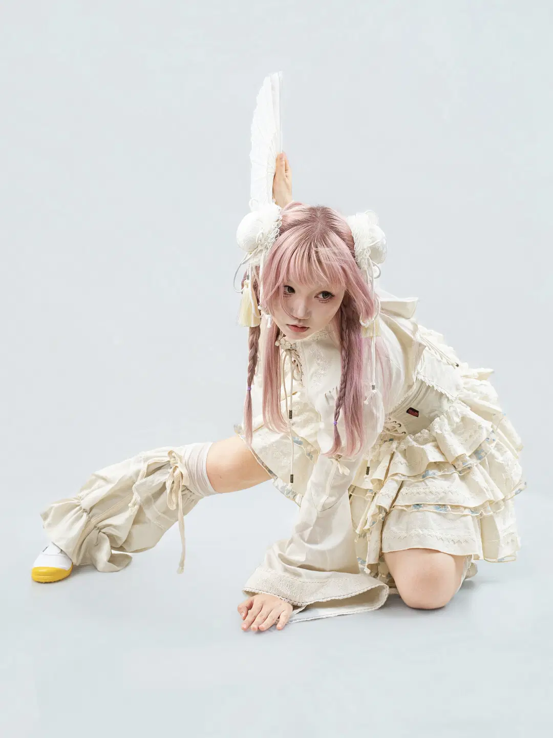 粉毛中華娘解鎖武俠夢，中華風Lolita的粉發適配度拉滿 - 果七 - 第10張