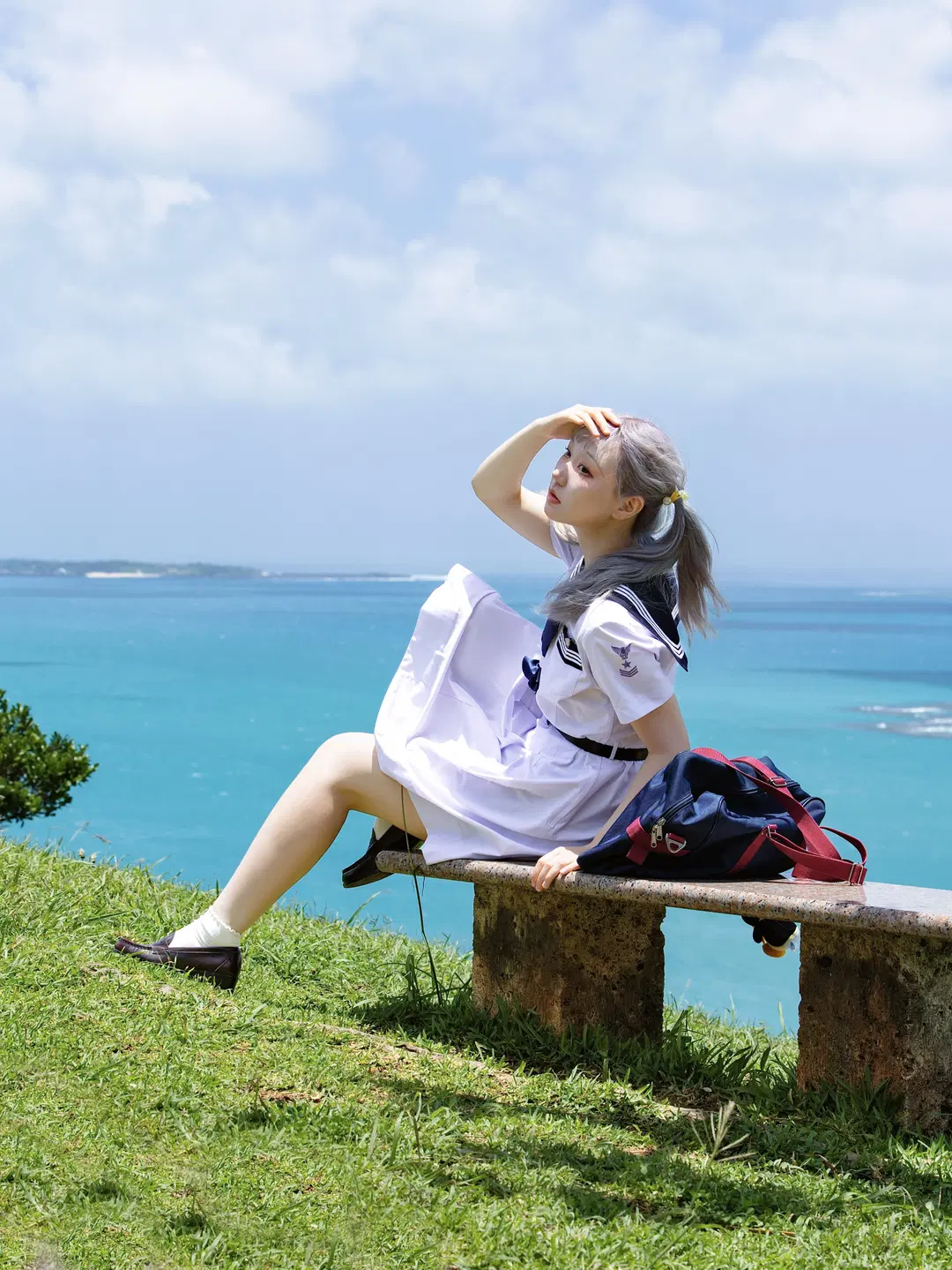 夏日海风里水手服的自然动感 - 果七 - 第8张