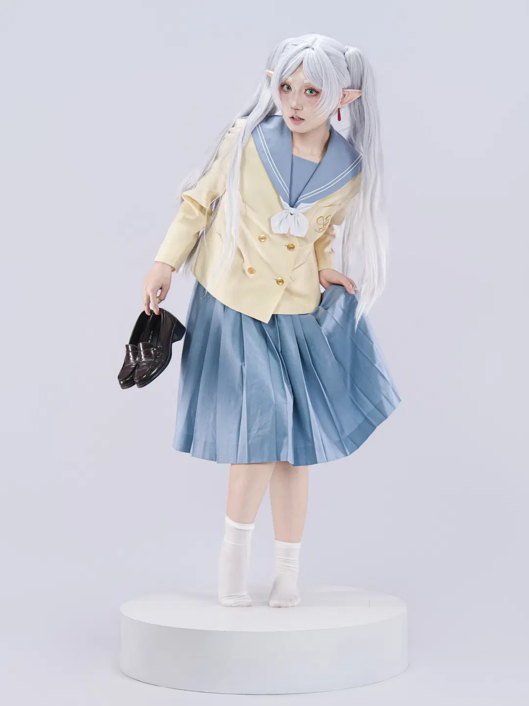 【芙莉蓮cos】葬送的芙莉蓮JK制服自搭，第二季後的生動表情嘗試 - 果七 - 第10張