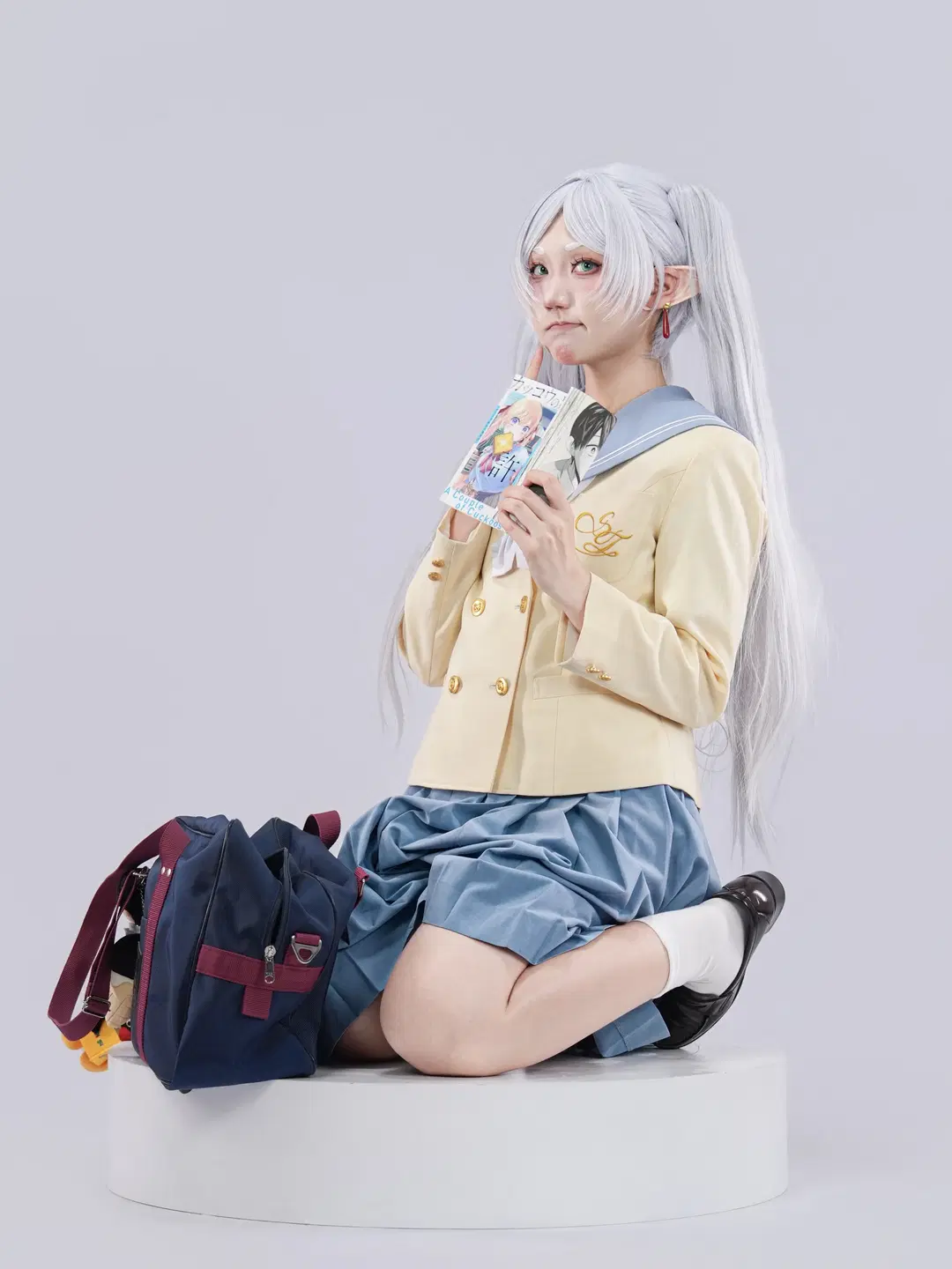 【芙莉蓮cos】葬送的芙莉蓮JK制服自搭，第二季後的生動表情嘗試 - 果七 - 第3張