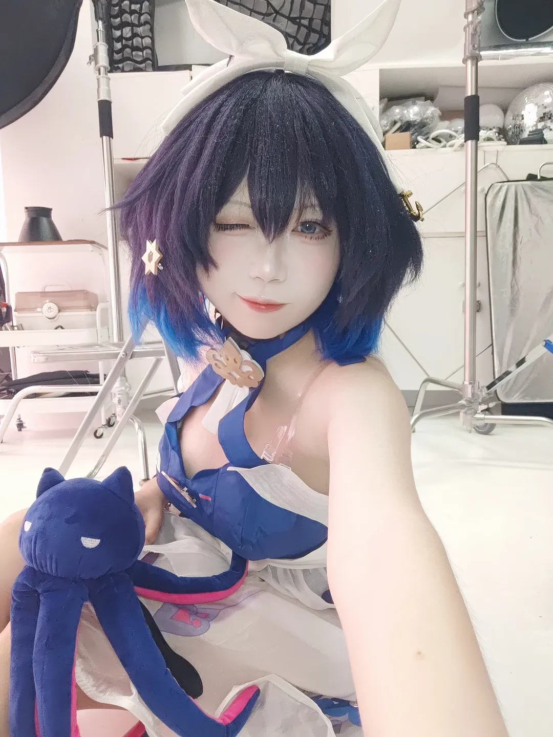 崩坏三, 二次元cosplay, 摄影棚写真, 希儿芙乐艾cos, 本命角色出片