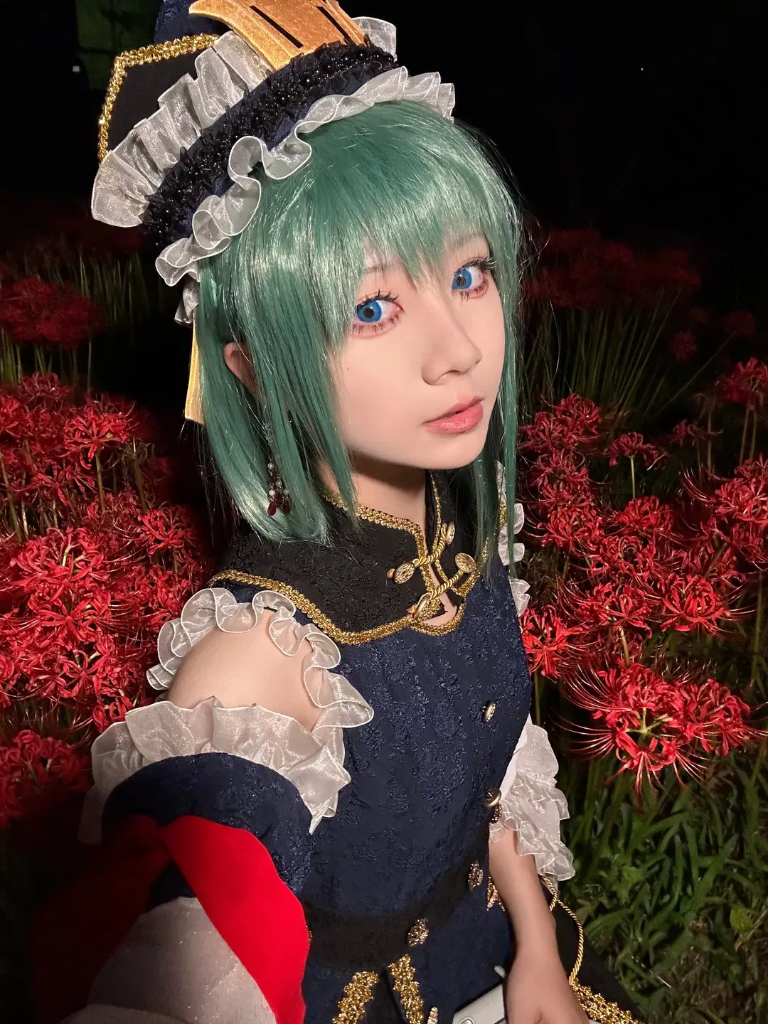 东方Project, 夜景人像, 四季映姬cos, 彼岸花, 东方摄影