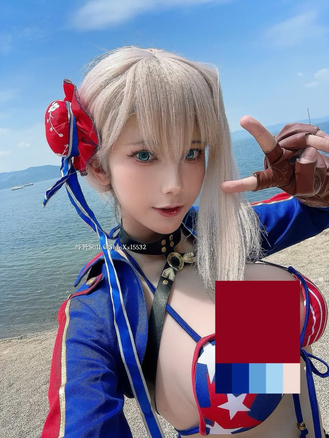 FGO, cosplay攝影, 宮本武藏cos, 雲南外景, 紅色跑車 - 第3張