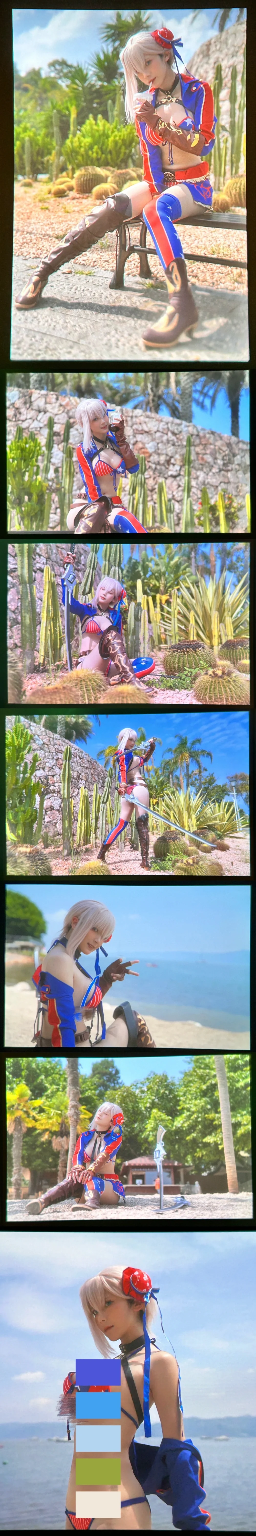 FGO, cosplay攝影, 宮本武藏cos, 雲南外景, 紅色跑車 - 第6張