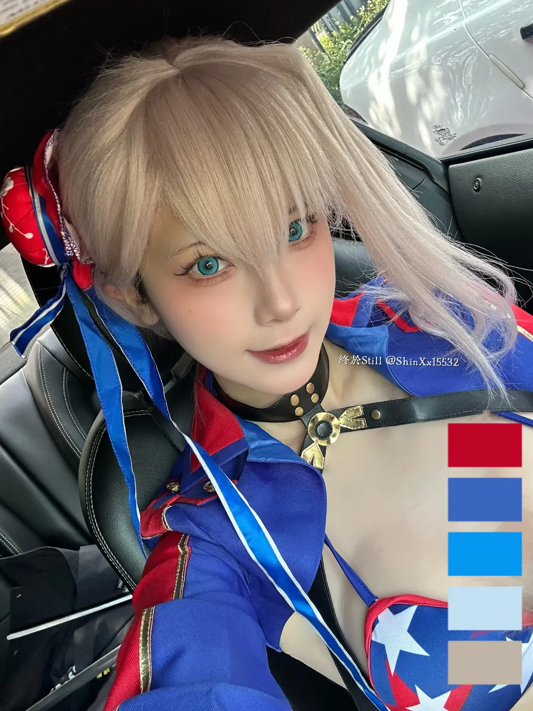 FGO, cosplay攝影, 宮本武藏cos, 雲南外景, 紅色跑車 - 第9張