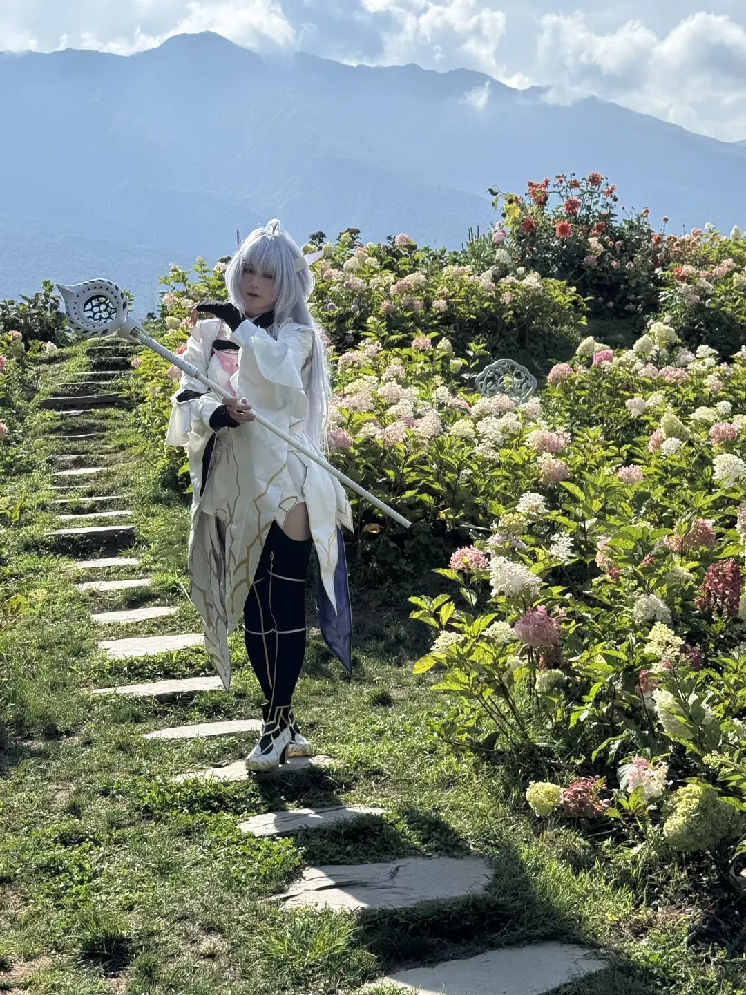 【梅林cos】FGO阿瓦隆女士的绣球花园外景 - 終於Still - 第13张