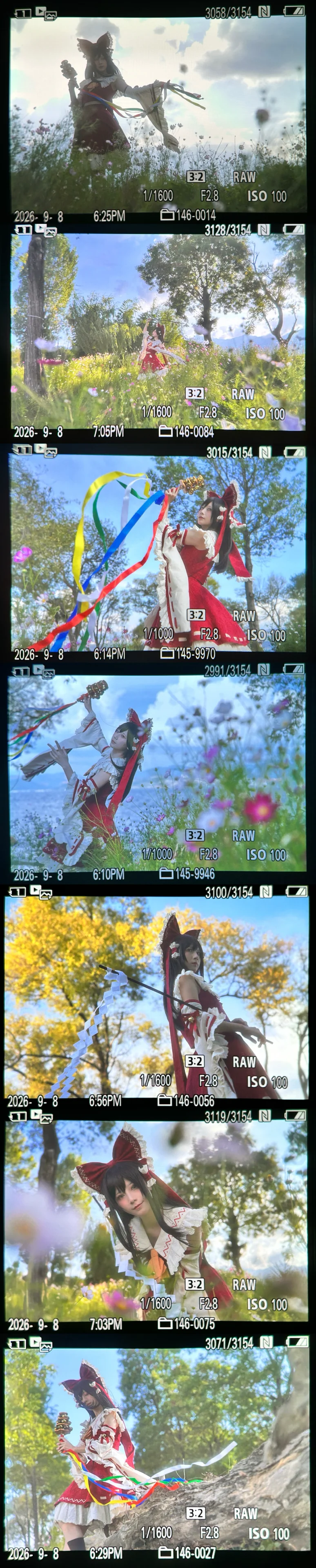 【博丽灵梦cos】在洱海边遇上格桑花期的东方Project - 終於Still - 第5张