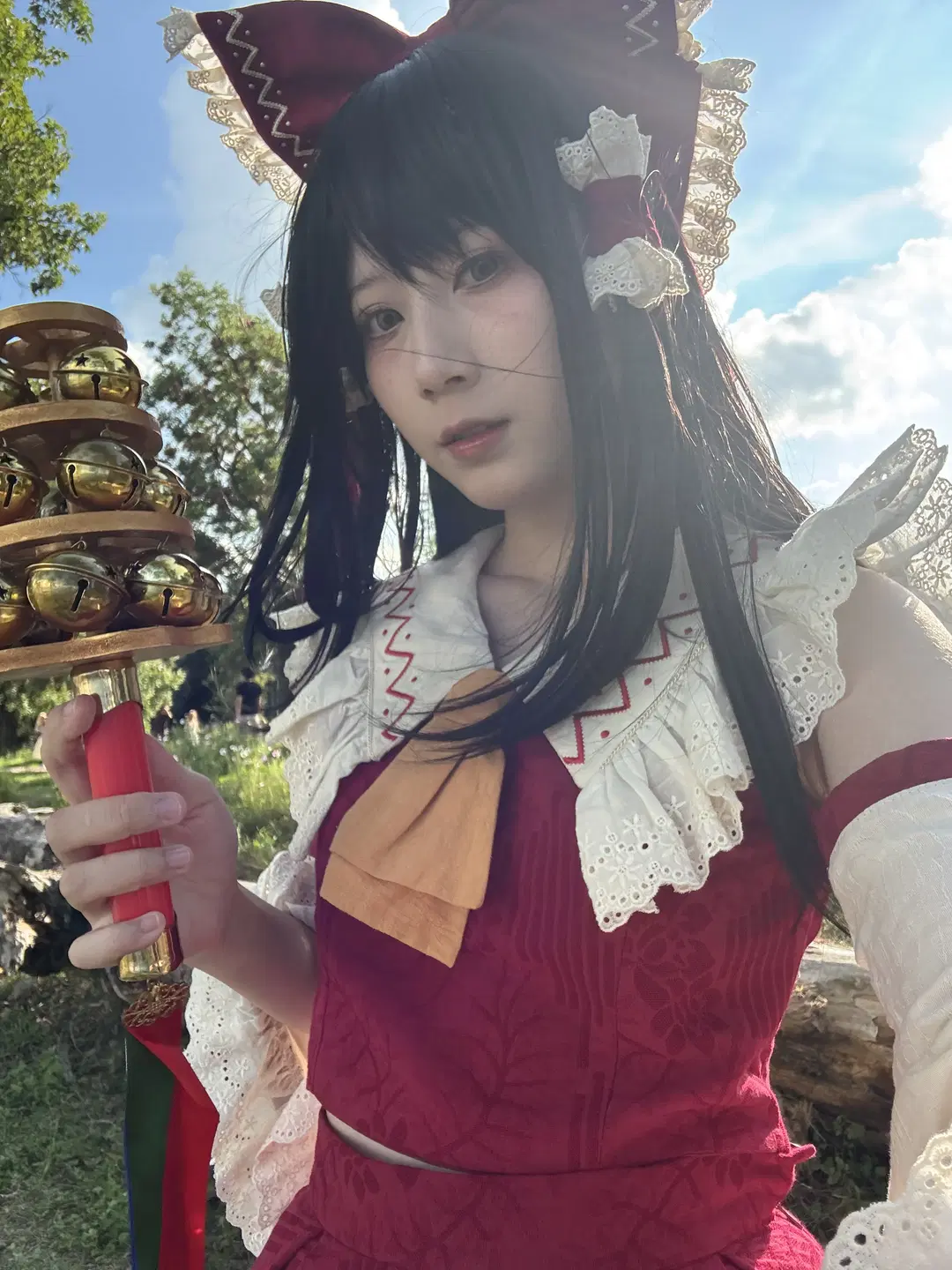 【博丽灵梦cos】在洱海边遇上格桑花期的东方Project - 終於Still - 第7张