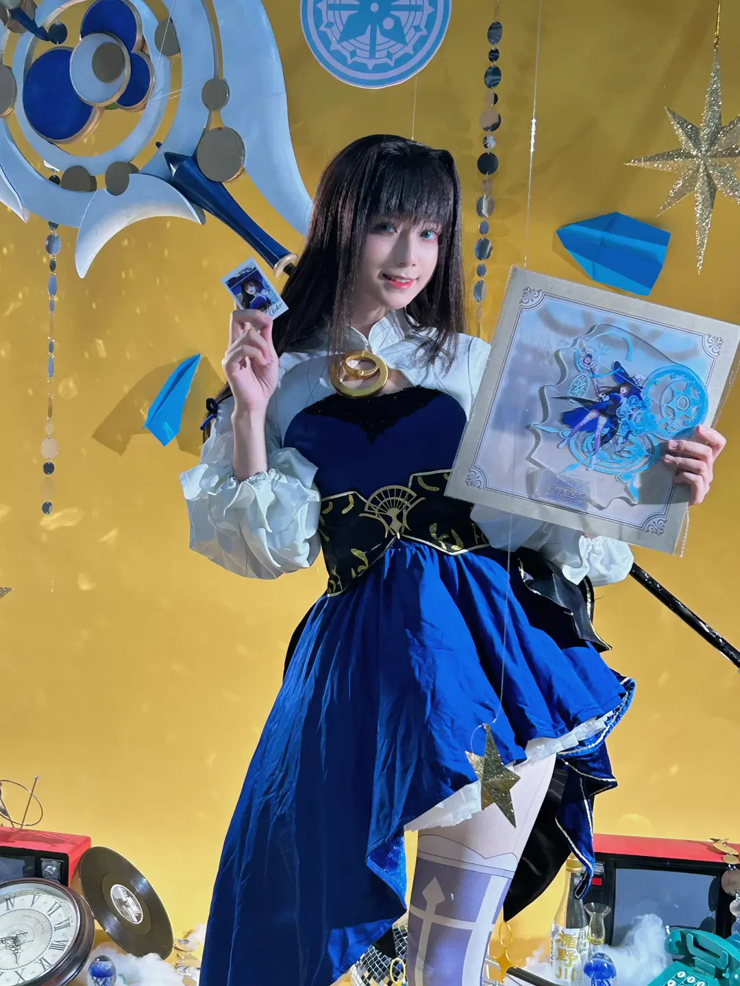 魔法少女, FGO, 苍崎青子cos, 丝袜, 昭和复古