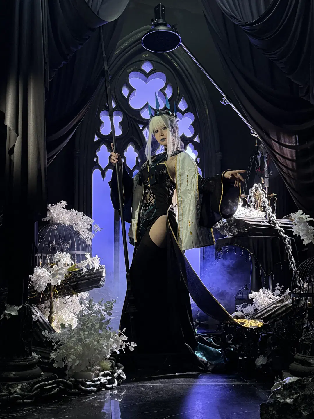 ゴシック風, Fate/Grand Order, モルガン コスプレ, ストッキング, 妖精騎士トリスタン コスプレ
