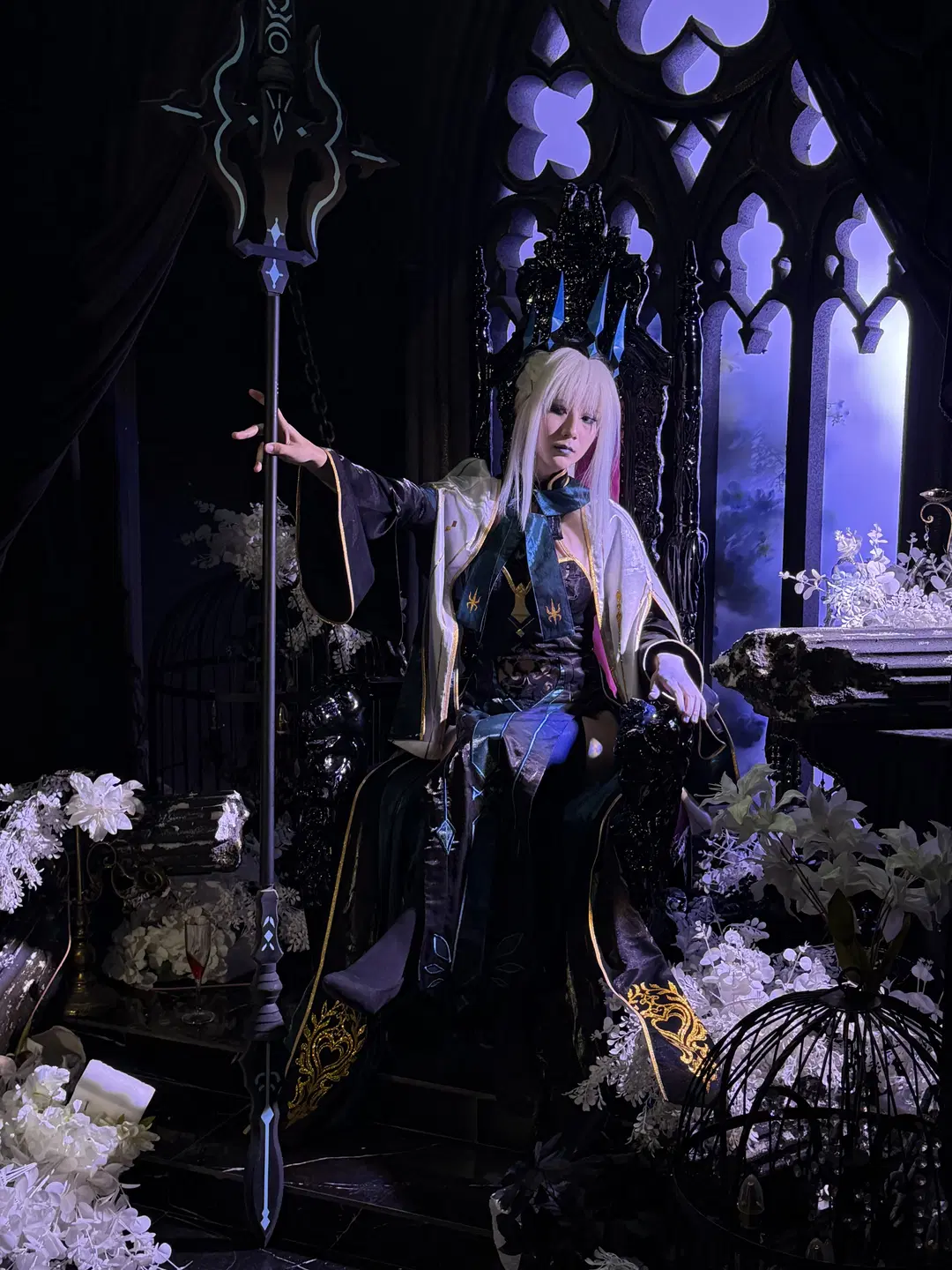 【摩根cos】FGO摩根與妖崔的暗黑哥特雙人拍攝記錄 - 終於Still - 第9張