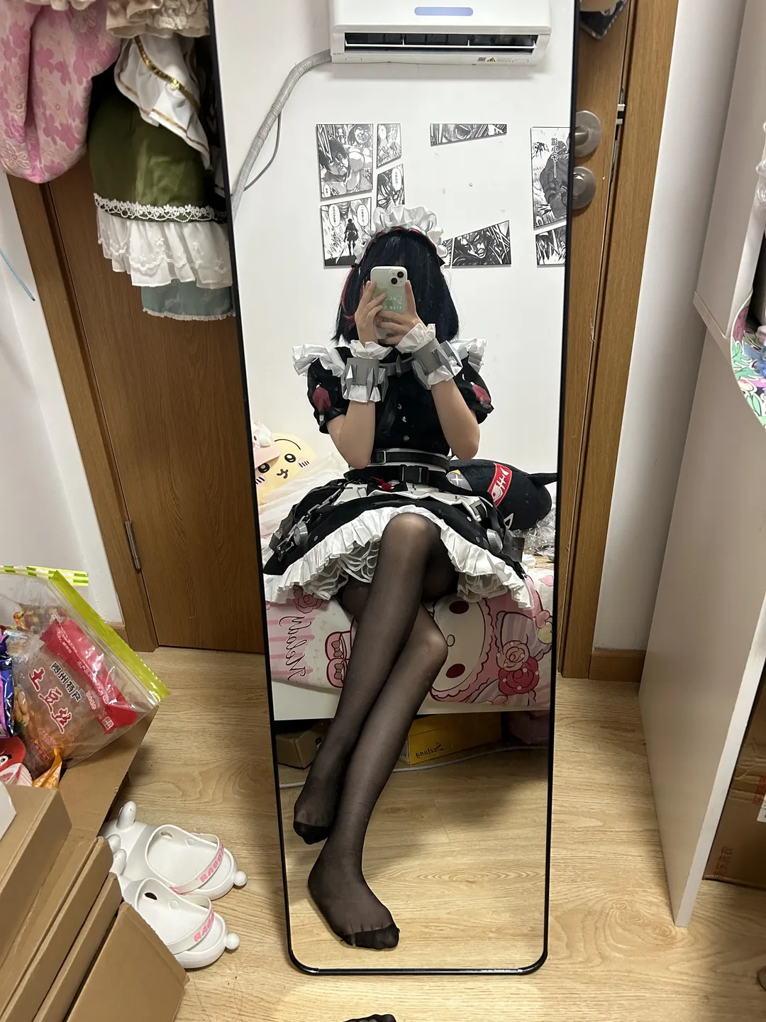 绝区零, 艾莲乔cos, 黑丝, 试衣分享, 雪霜坊c服 - 第2张