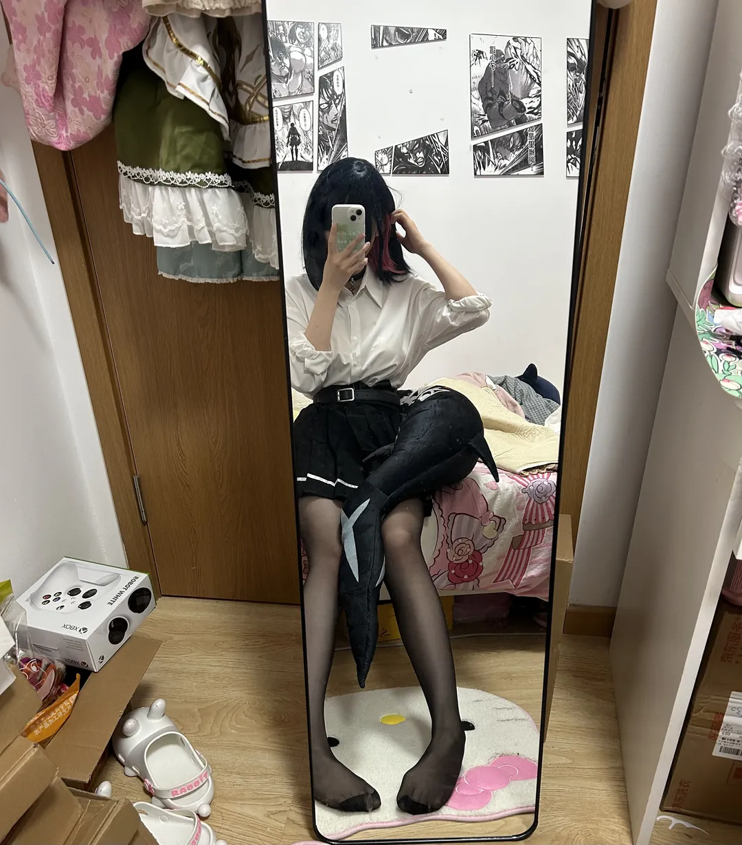 绝区零, 艾莲乔cos, 黑丝, 试衣分享, 雪霜坊c服 - 第6张