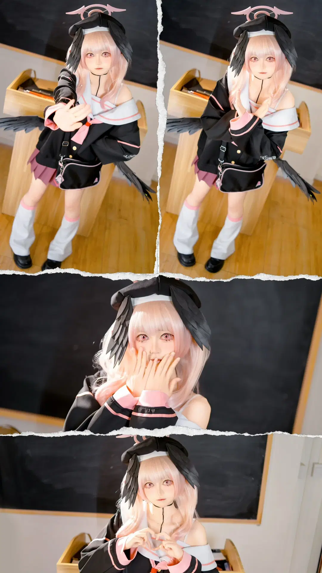 【下江小春cos】蔚藍檔案補習部的教室日常 - 小兔乱撞 - 第3張