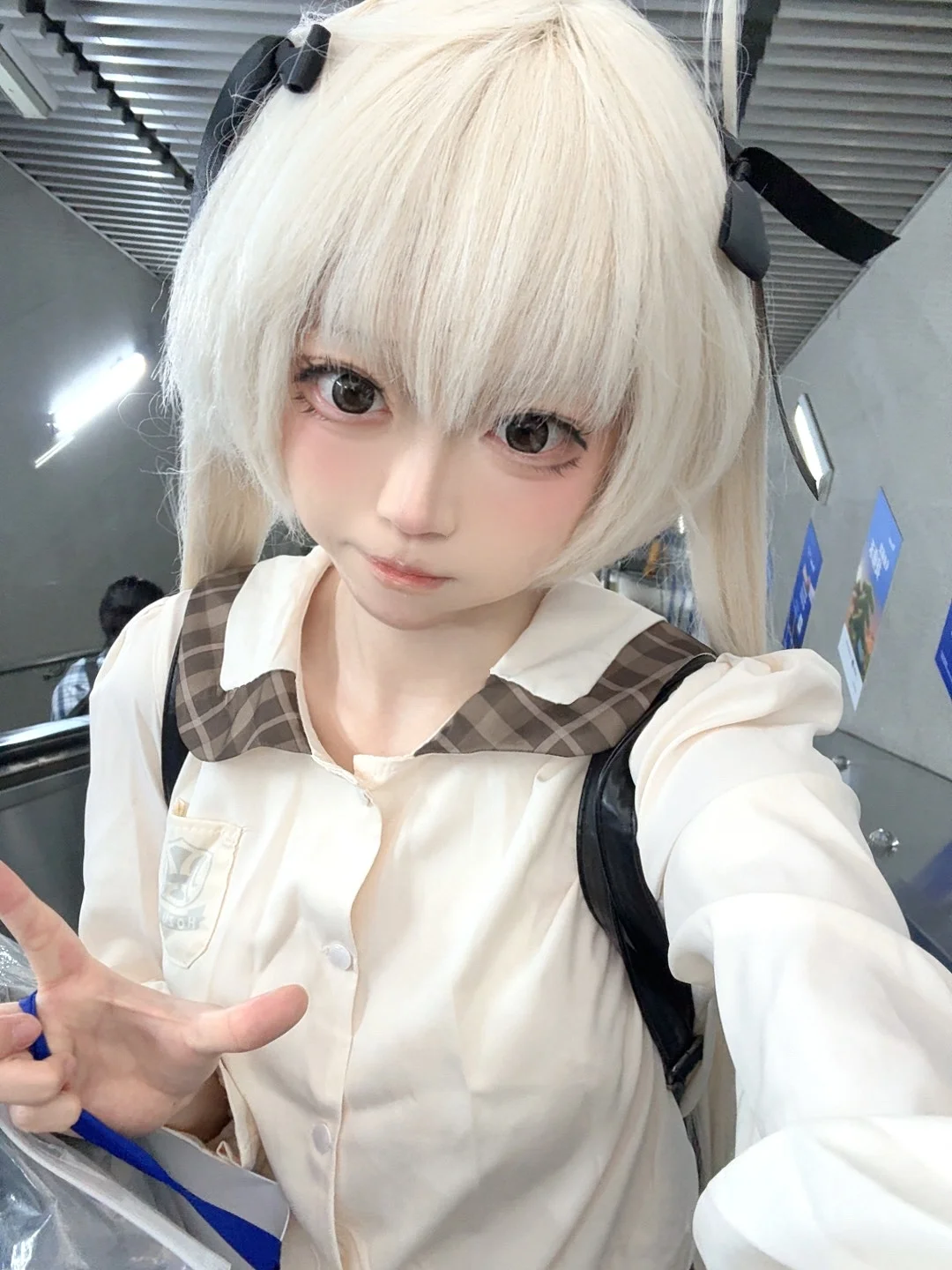 cosplay, 校服, 穹妹cos, 白丝, 体操服 - 第1张