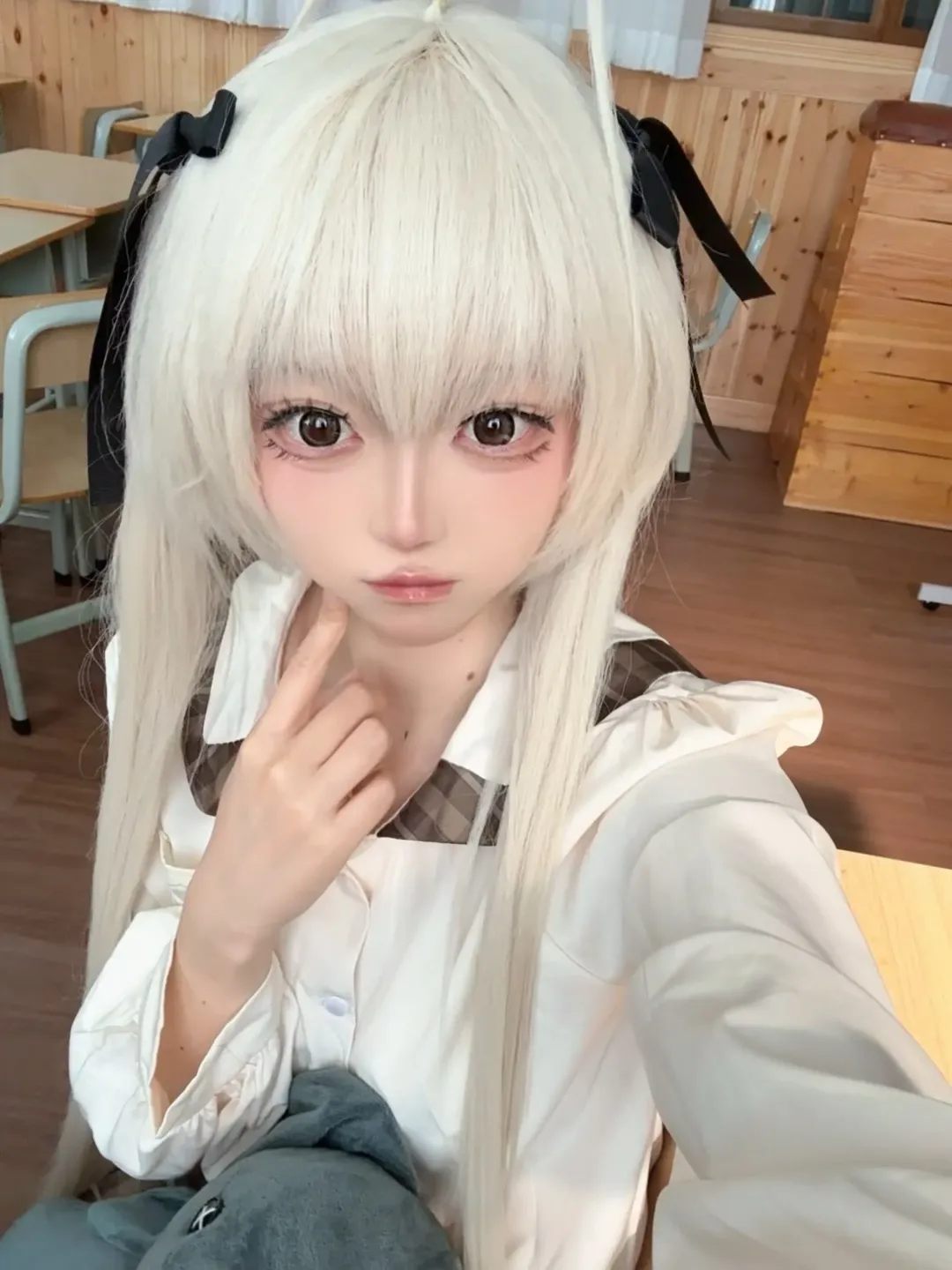 cosplay, 校服, 穹妹cos, 白丝, 体操服 - 第4张