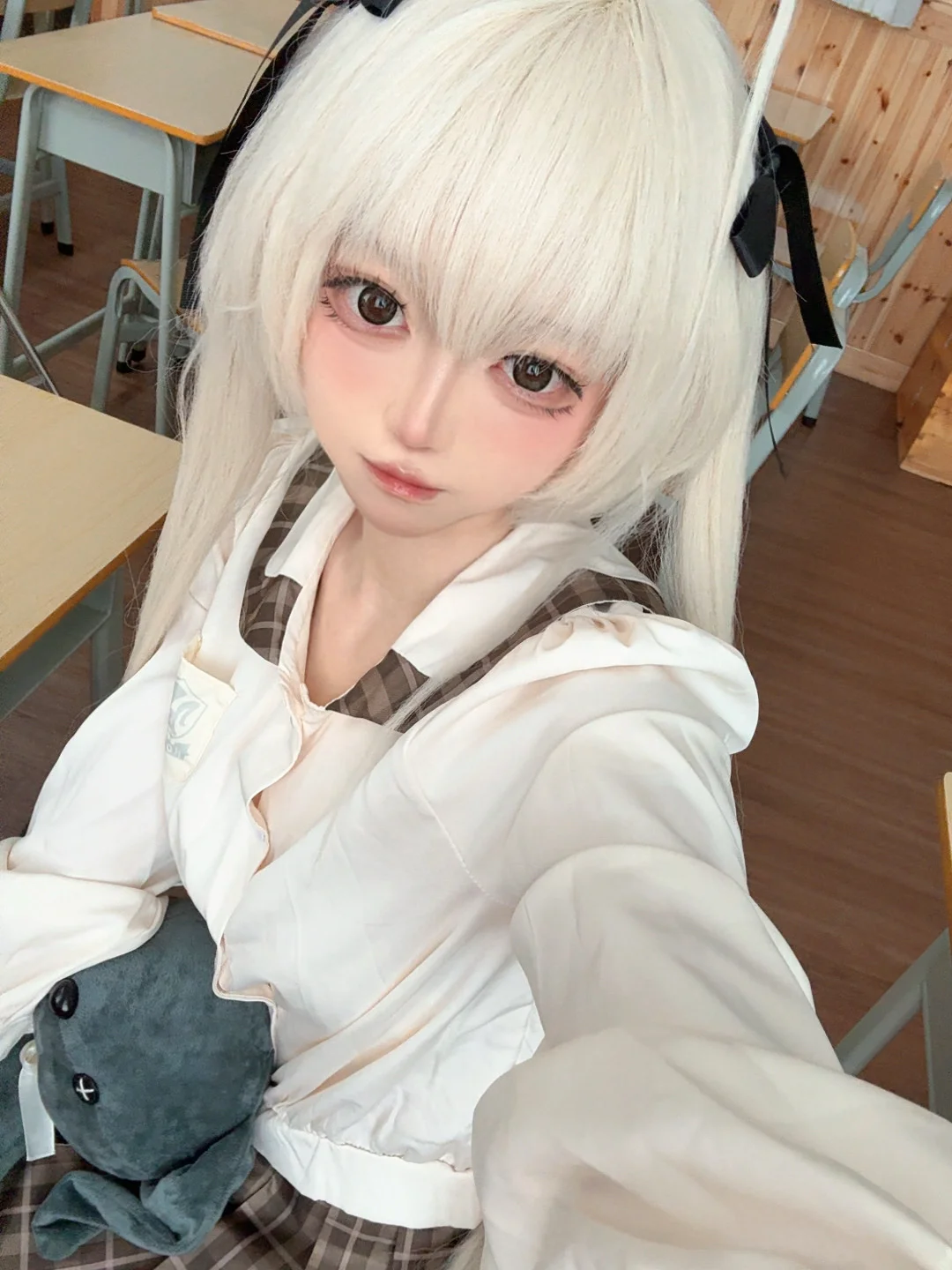 cosplay, 校服, 穹妹cos, 白丝, 体操服 - 第5张