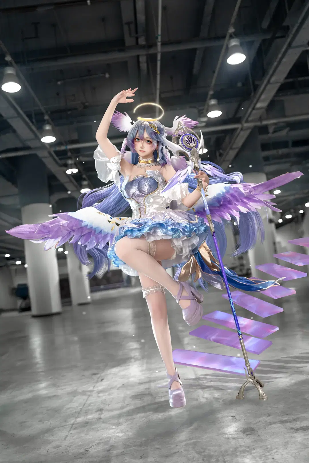 崩壊：スターレイル, ロビン コスプレ, イベント写真, 聖心のアリア, ストッキングレッグリング