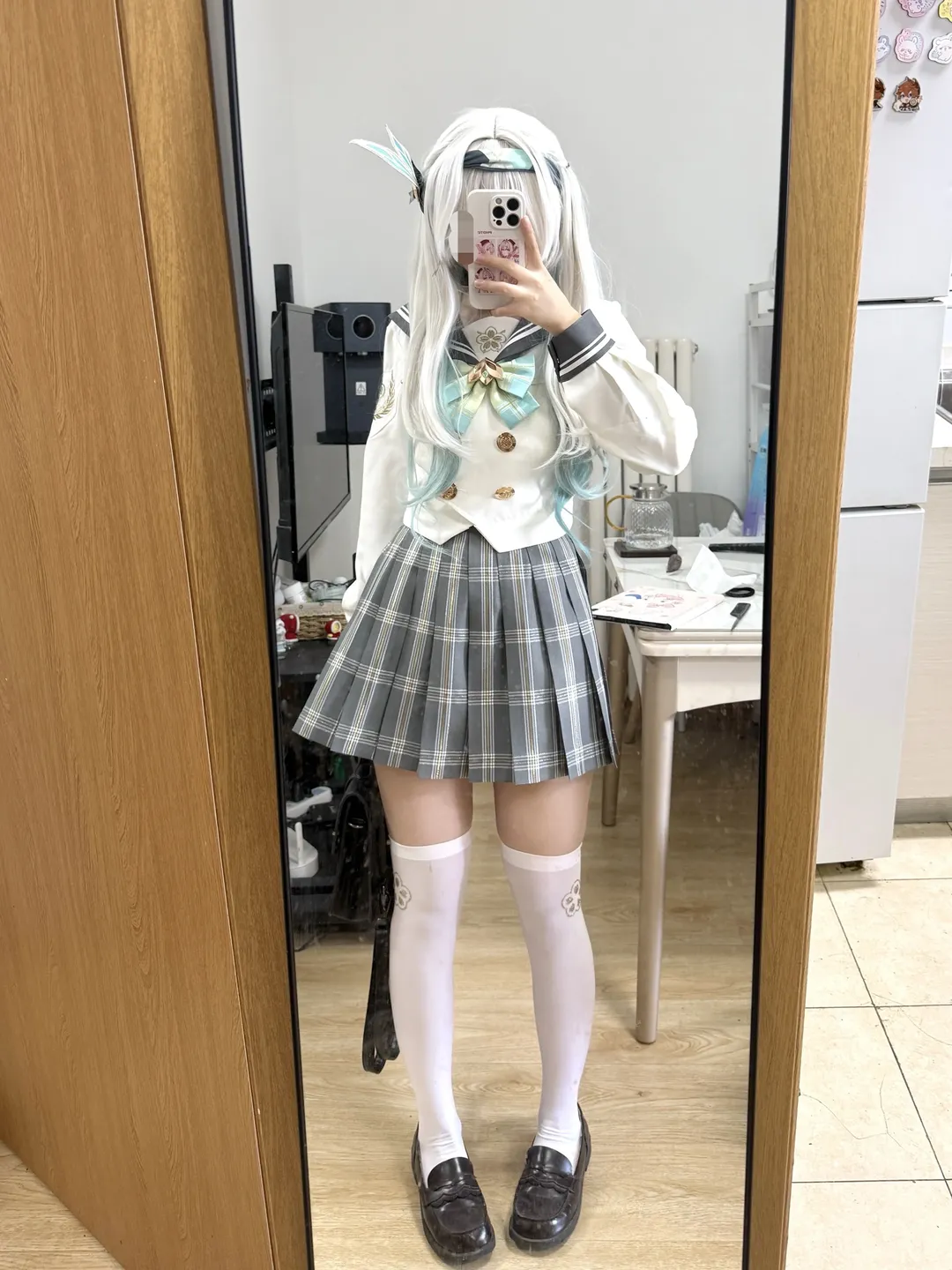 崩壊：スターレイル, ホタル コスプレ, JK制服, 三分妄想, 白ストッキング