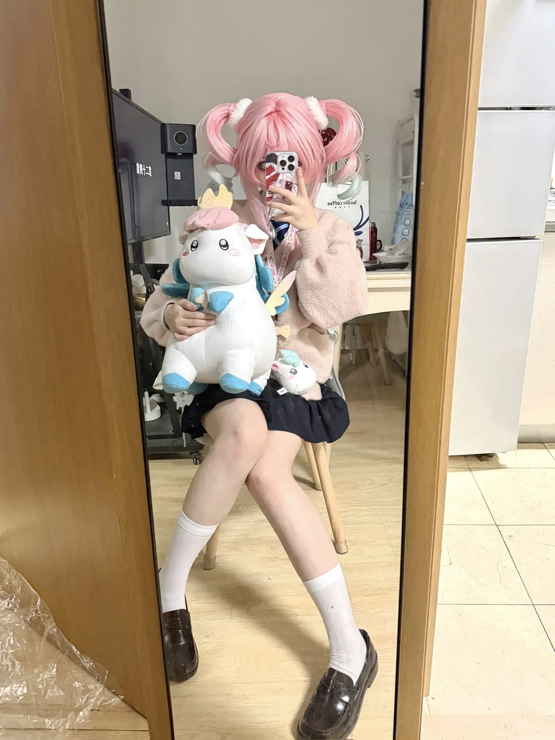 风堇cos, jk制服, 萌物, 小伊卡cos, 自搭 - 第2张